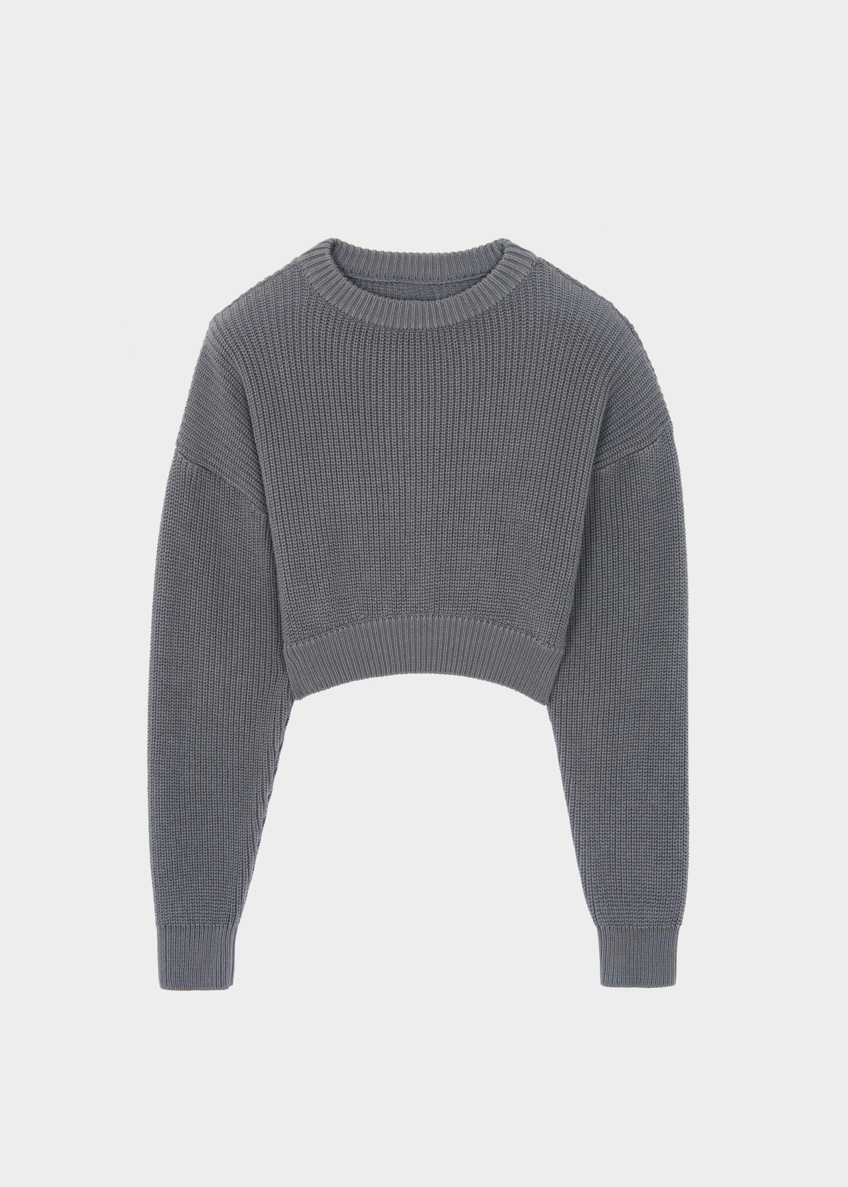 Teague Cropped Sweater - Khaki - 7