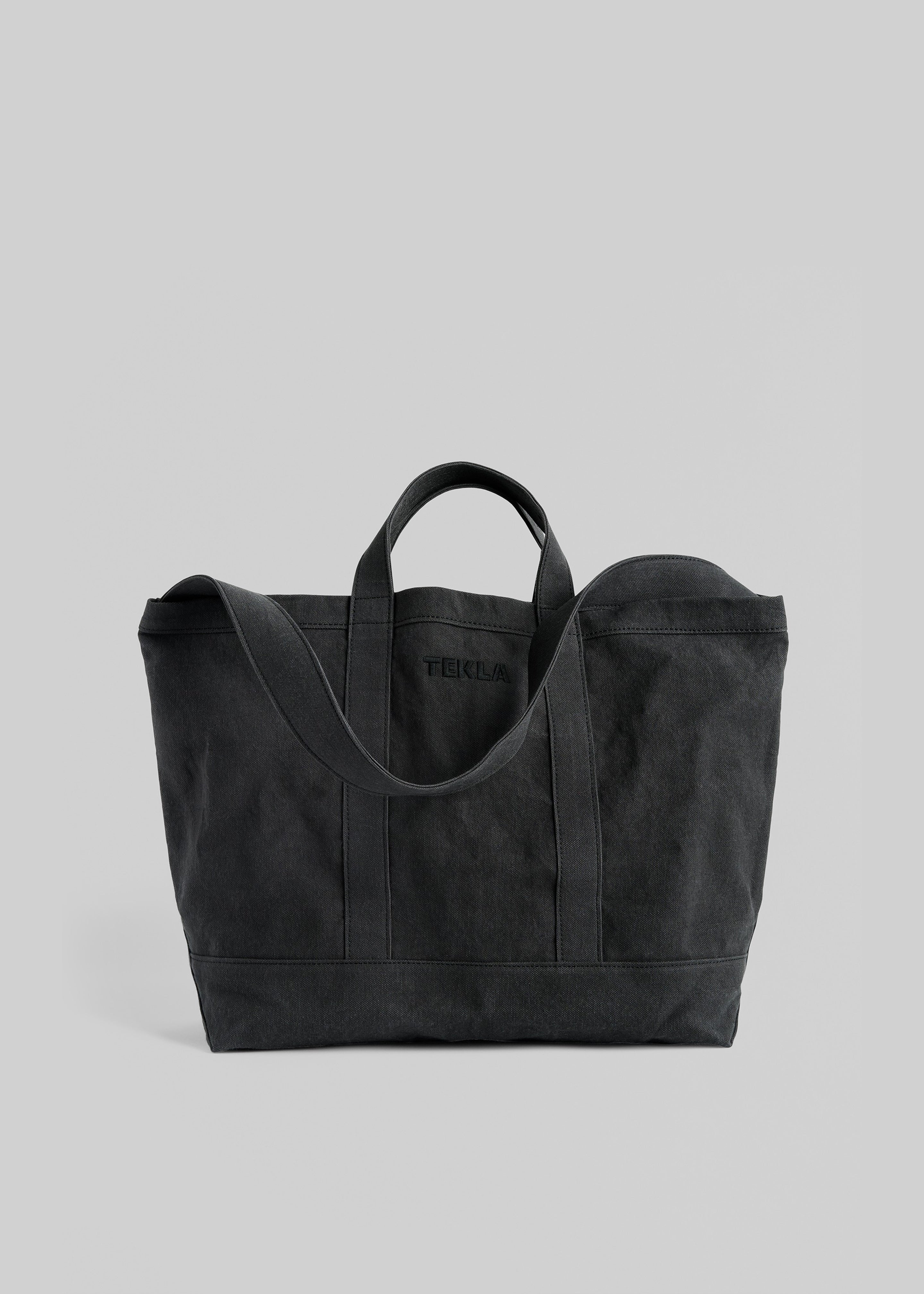 TEKLA ビーチバッグ　大容量　黒　BLACK Tekla Beach Bag - Black Sand – The Frankie Shop
