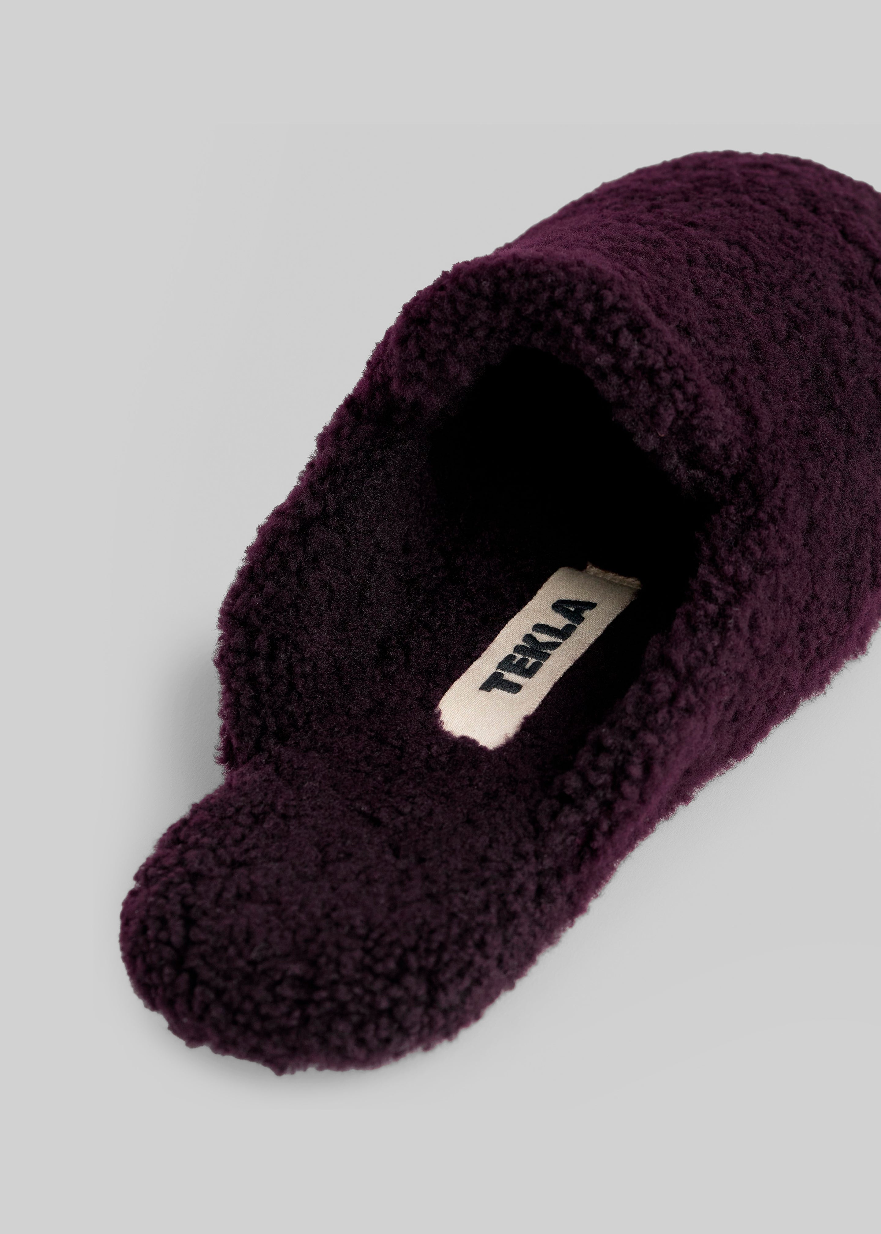 Tekla Home Slippers - Wine - 3
