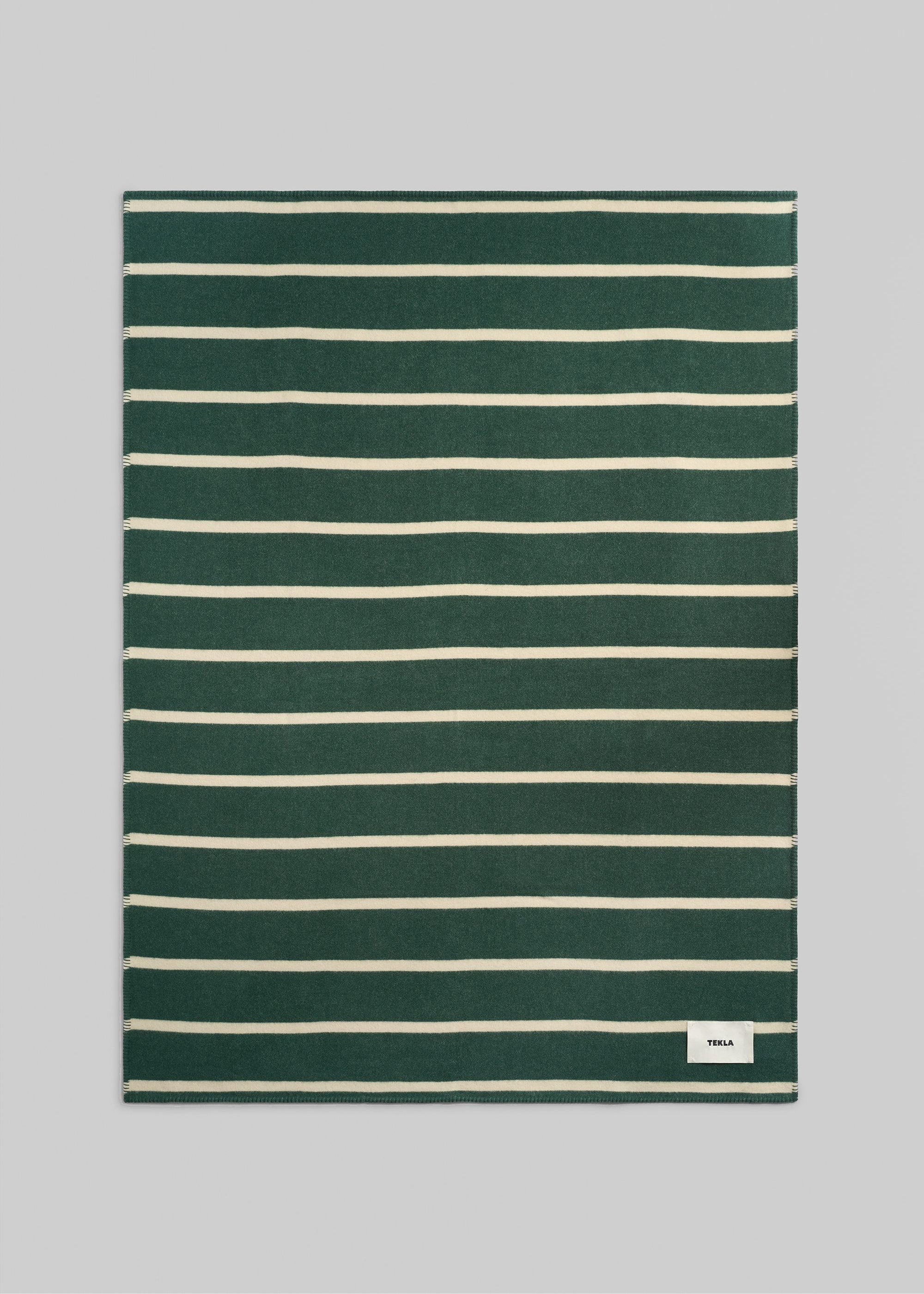 Tekla Lambswool Blanket - Rugby Stripes - 3