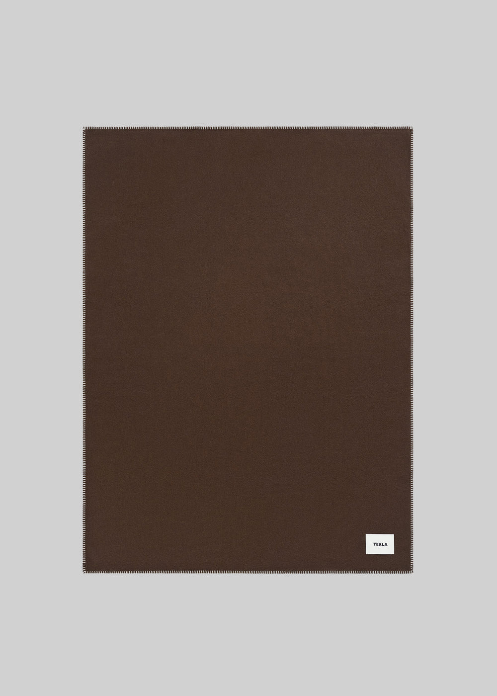 Tekla Lambswool Blanket - Walnut - 1