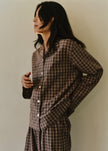 Tekla Fine Twill Long-Sleeved Shirt - Serra Checks