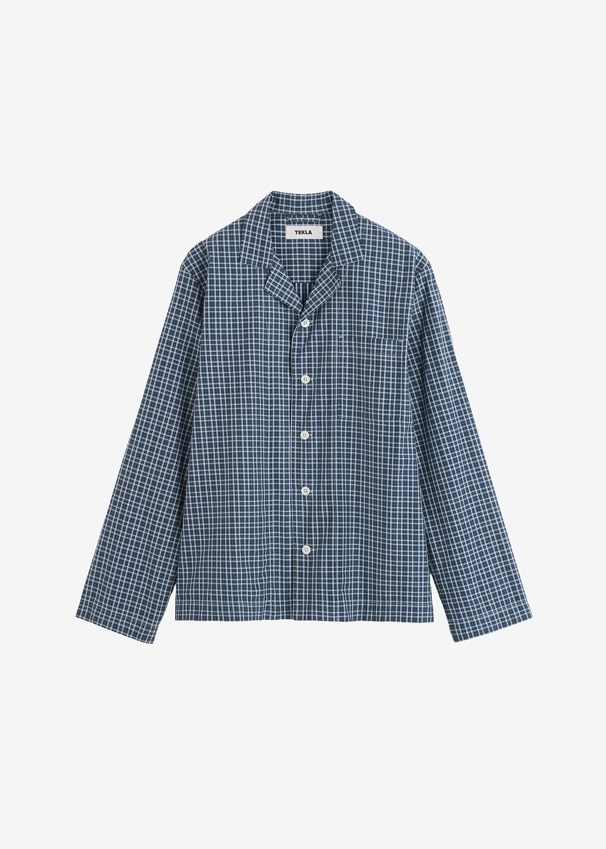 Tekla Fine Twill Long-Sleeved Shirt - Lanegan Checks - 10