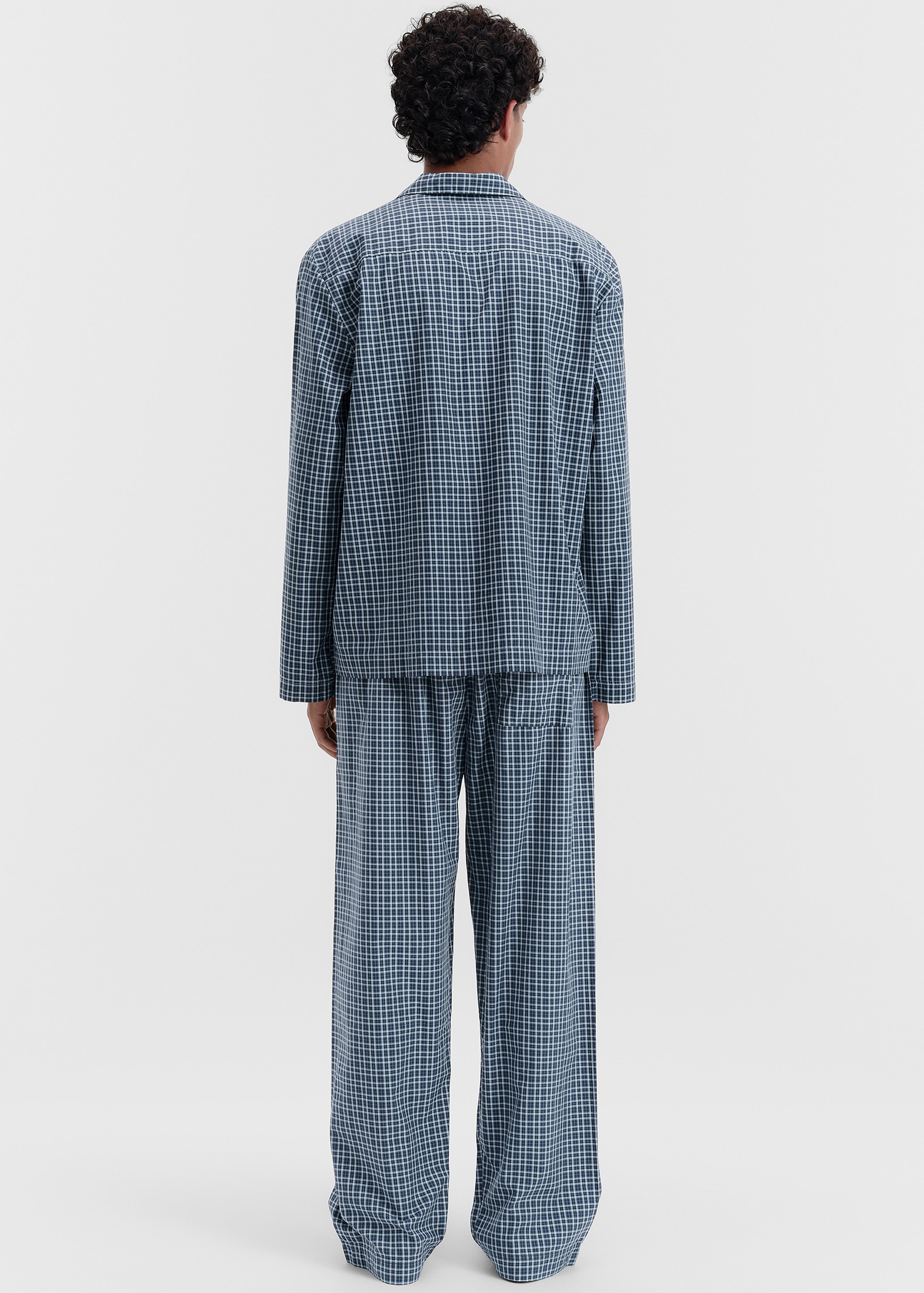 Tekla Fine Twill Pants - Lanegan Checks - 8