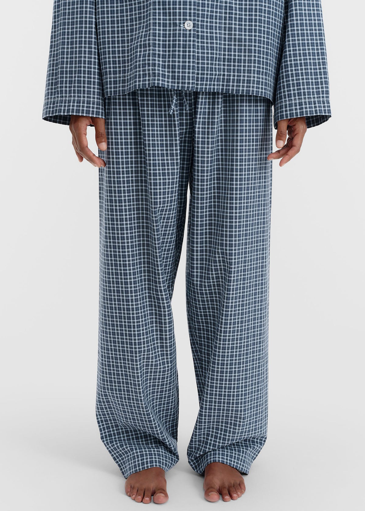 Tekla Fine Twill Pants - Lanegan Checks - 3