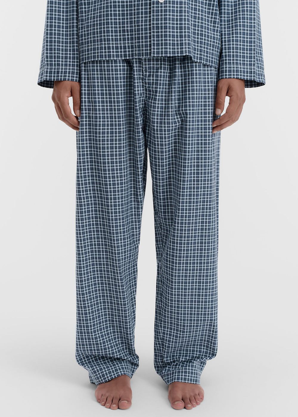 Tekla Fine Twill Pants - Lanegan Checks - 1