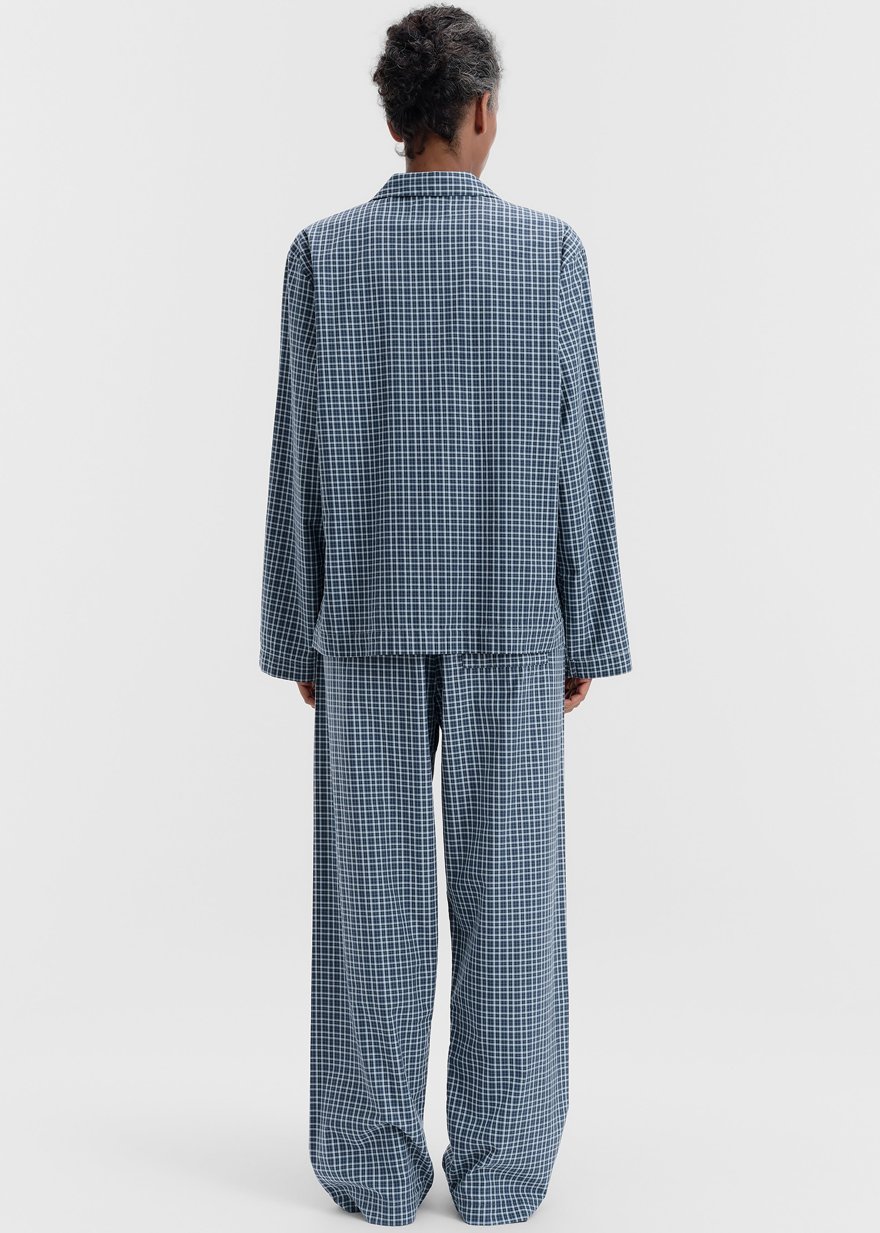 Tekla Fine Twill Pants - Lanegan Checks - 7