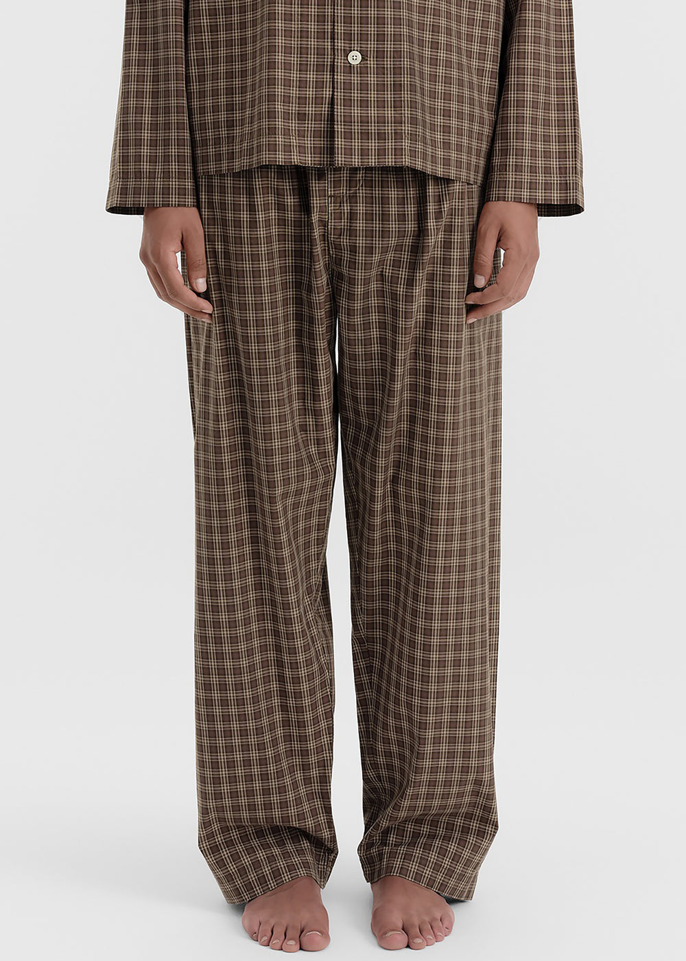 Tekla Fine Twill Pants - Serra Checks - 1