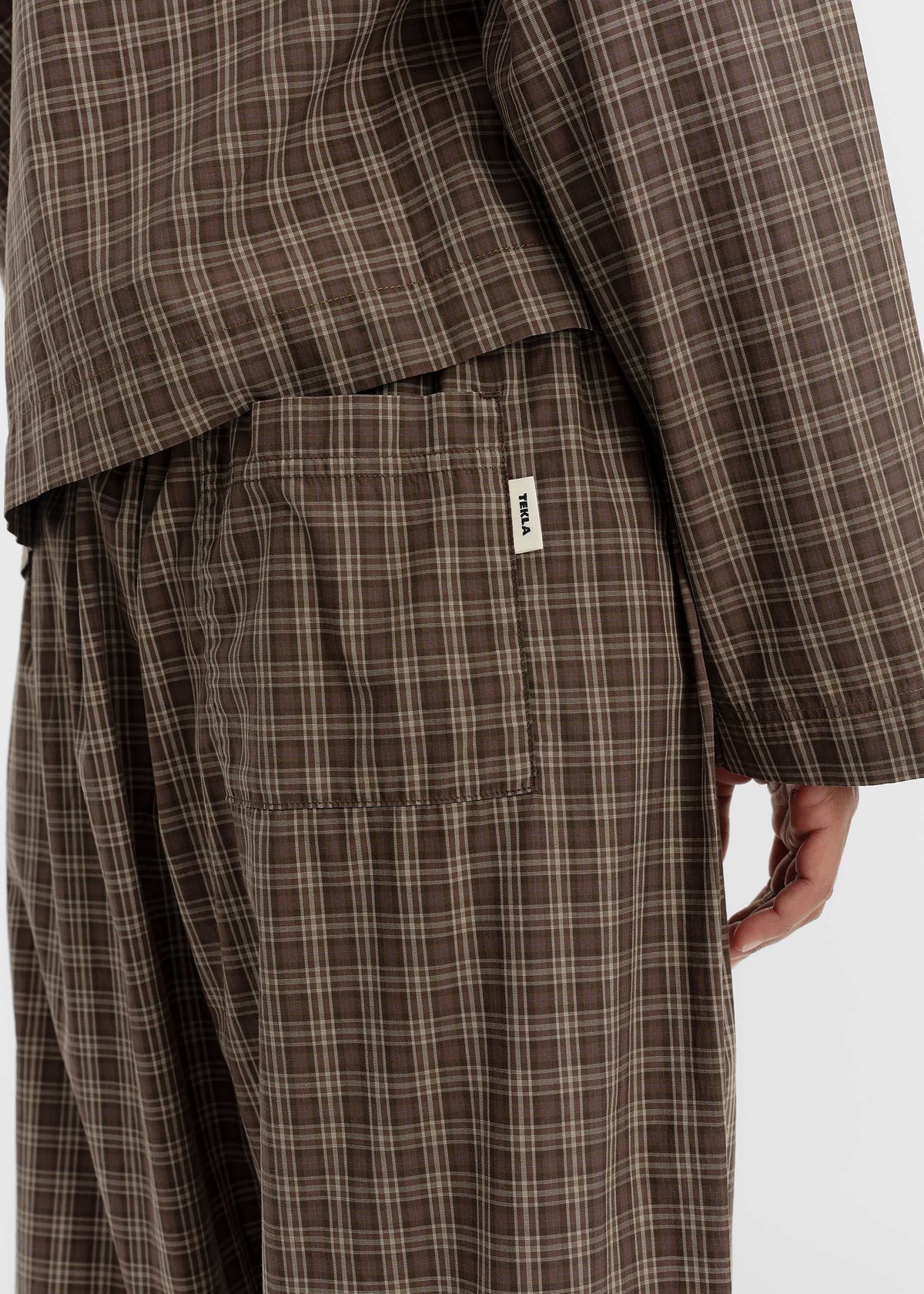 Tekla Fine Twill Pants - Serra Checks - 2
