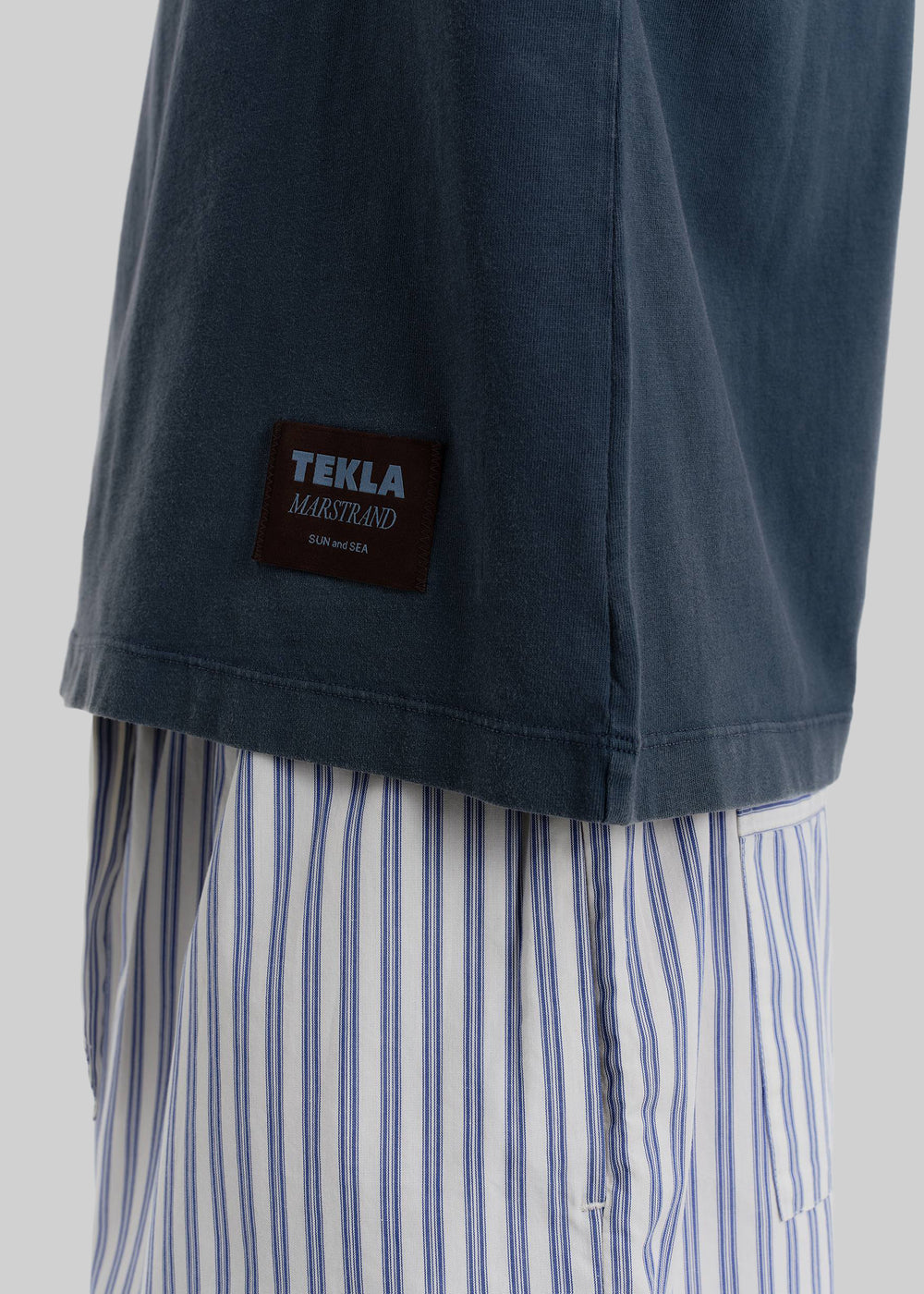 Tekla Men's T-Shirt - Sun Bleached Navy - 1