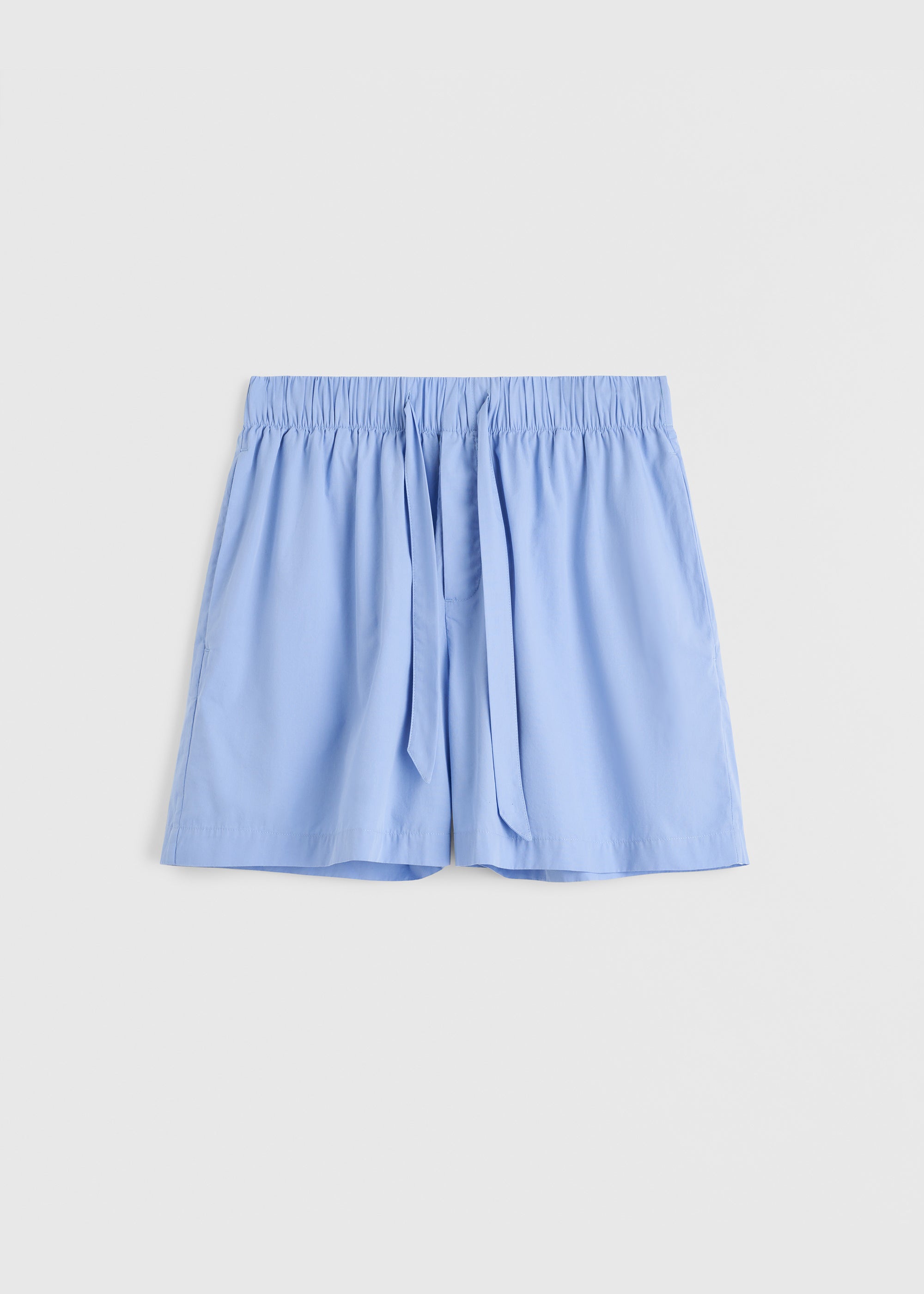 Tekla Poplin Pyjama Shorts - Cornflower Blue – The Frankie Shop