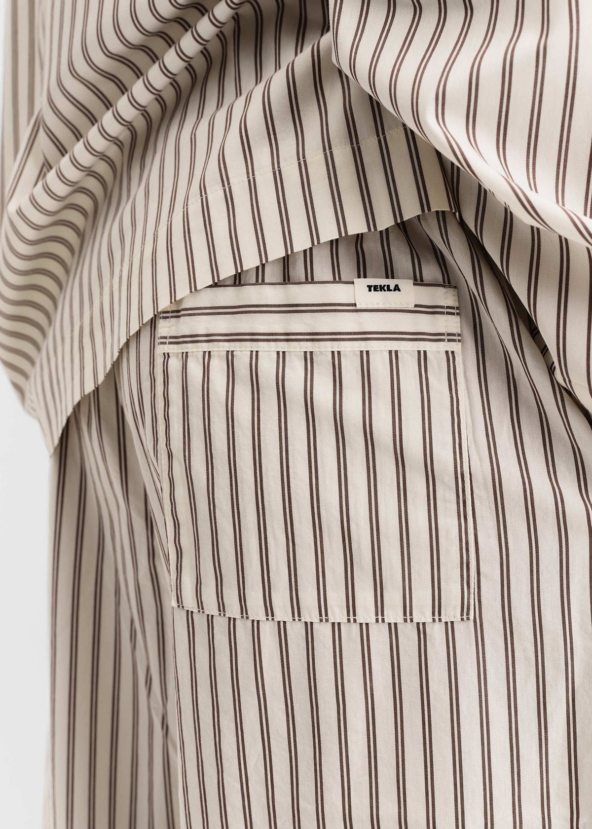 Tekla Poplin Pyjama Pants - Hopper Stripes - 6