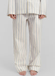 Tekla Poplin Pyjama Pants - Needle Stripes