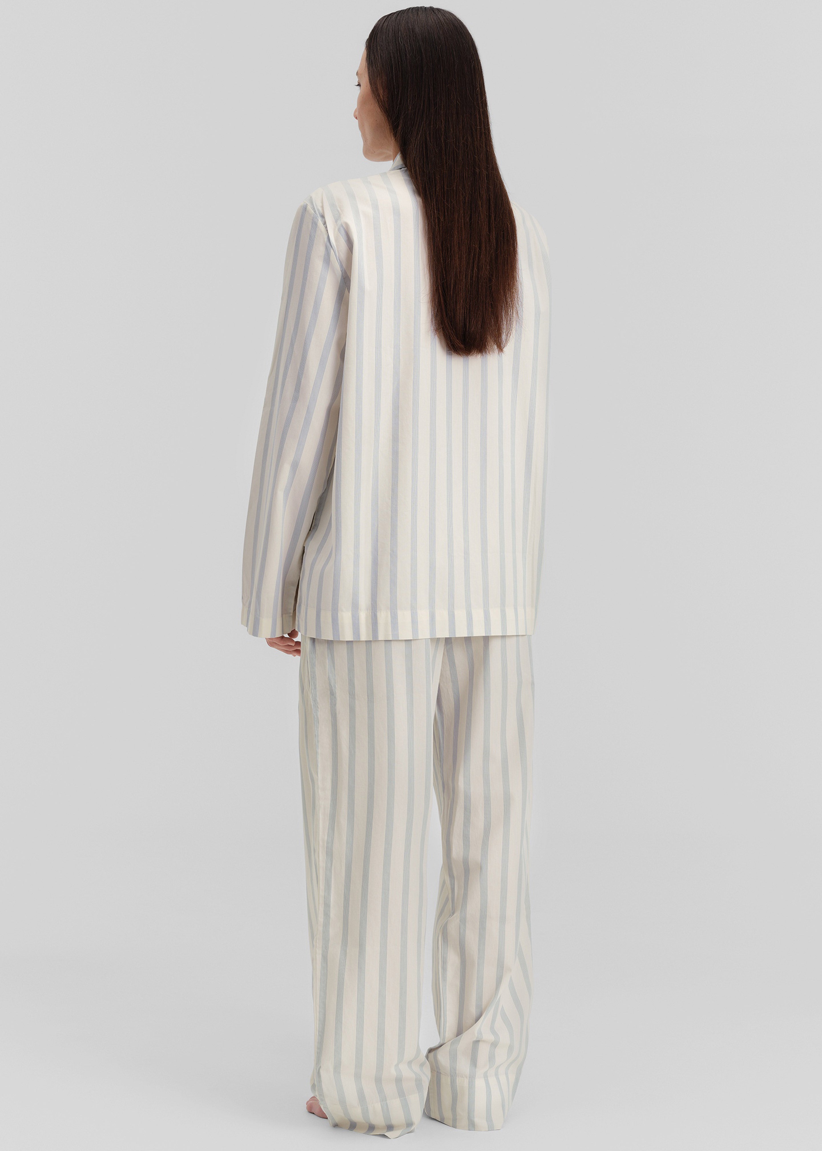Tekla Poplin Pyjama Pants - Needle Stripes – The Frankie Shop