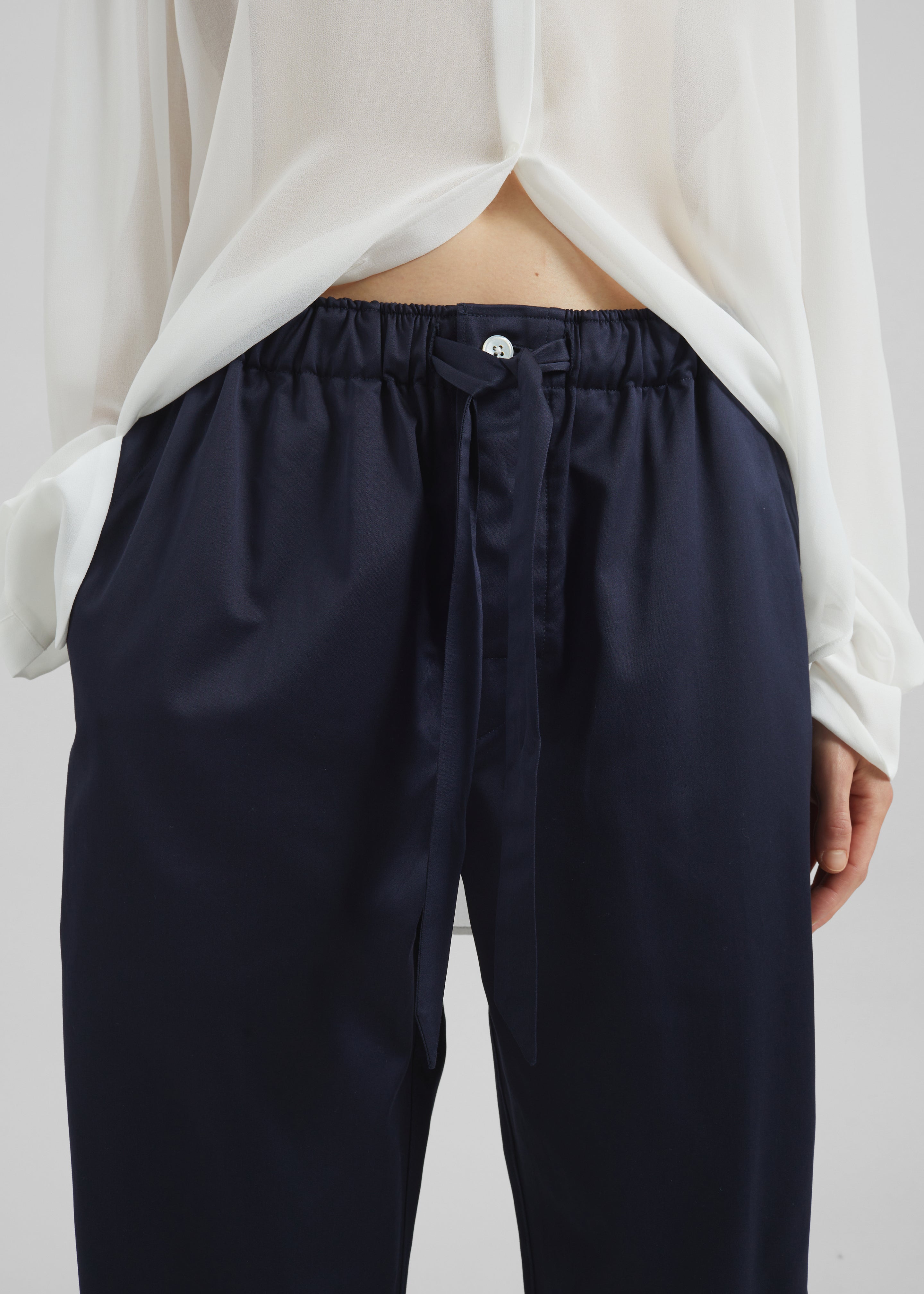 Tekla Sateen Pyjama Pants - Chelsea - 4