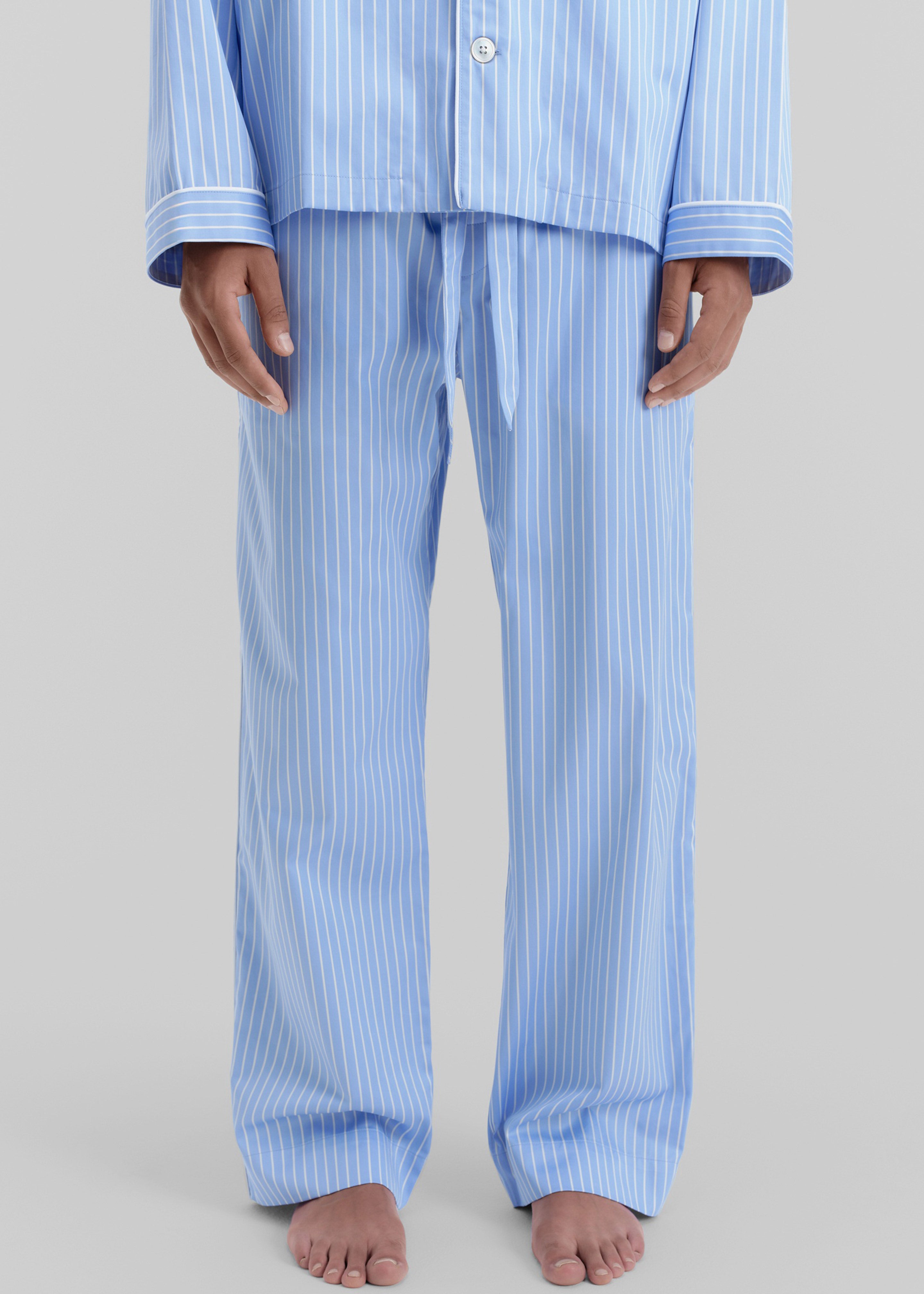 Tekla Sateen Pyjama Pants - Polo Stripes - 5 - [gender-male]
