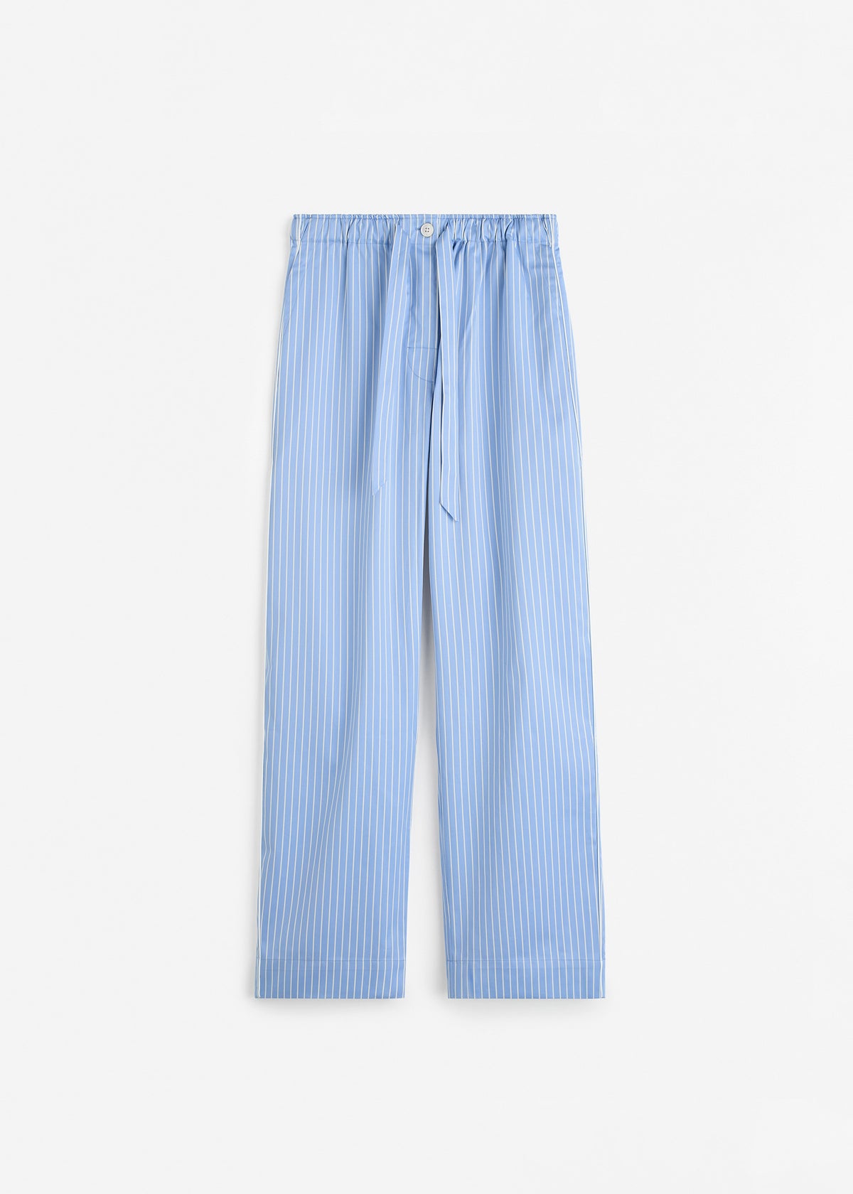 Tekla Sateen Pyjama Pants - Polo Stripes - 7