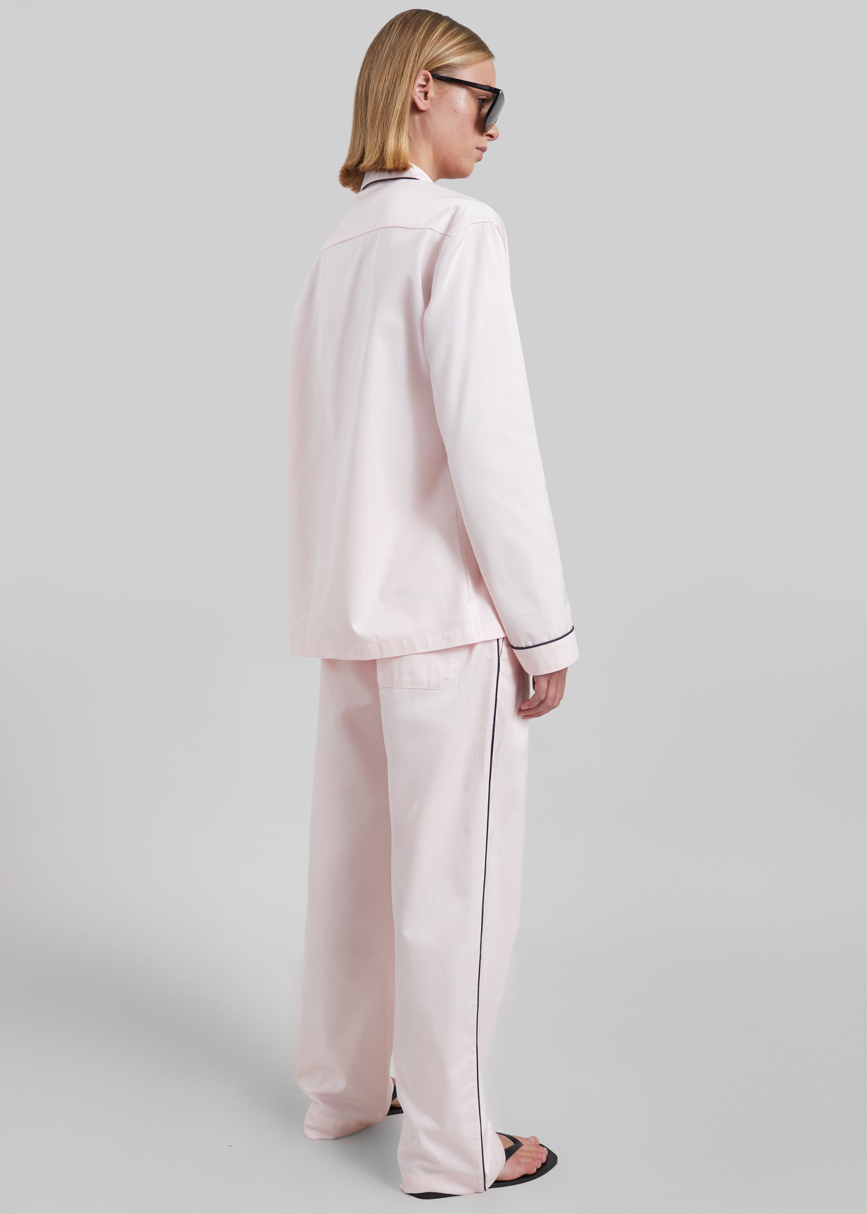 Tekla Sateen Pyjama Shirt - Porter - 12