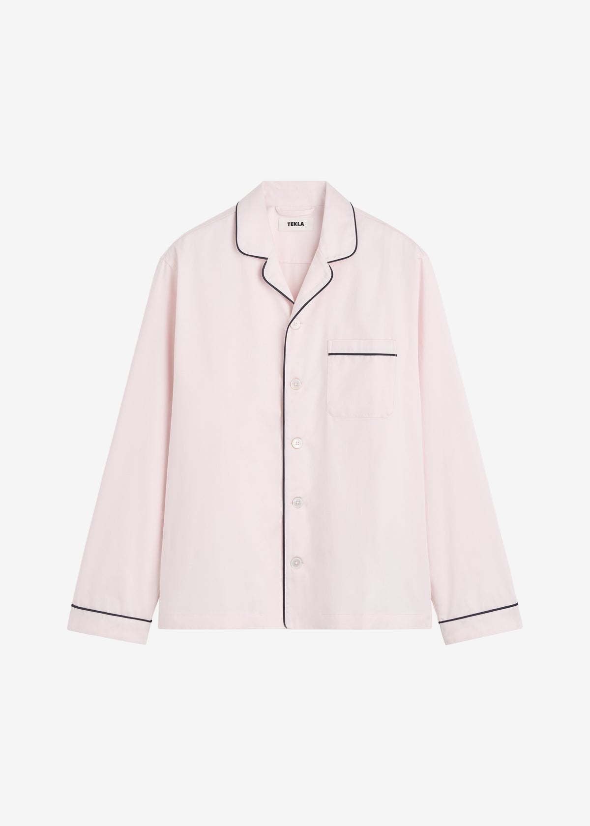 Tekla Sateen Pyjama Shirt - Porter - 13