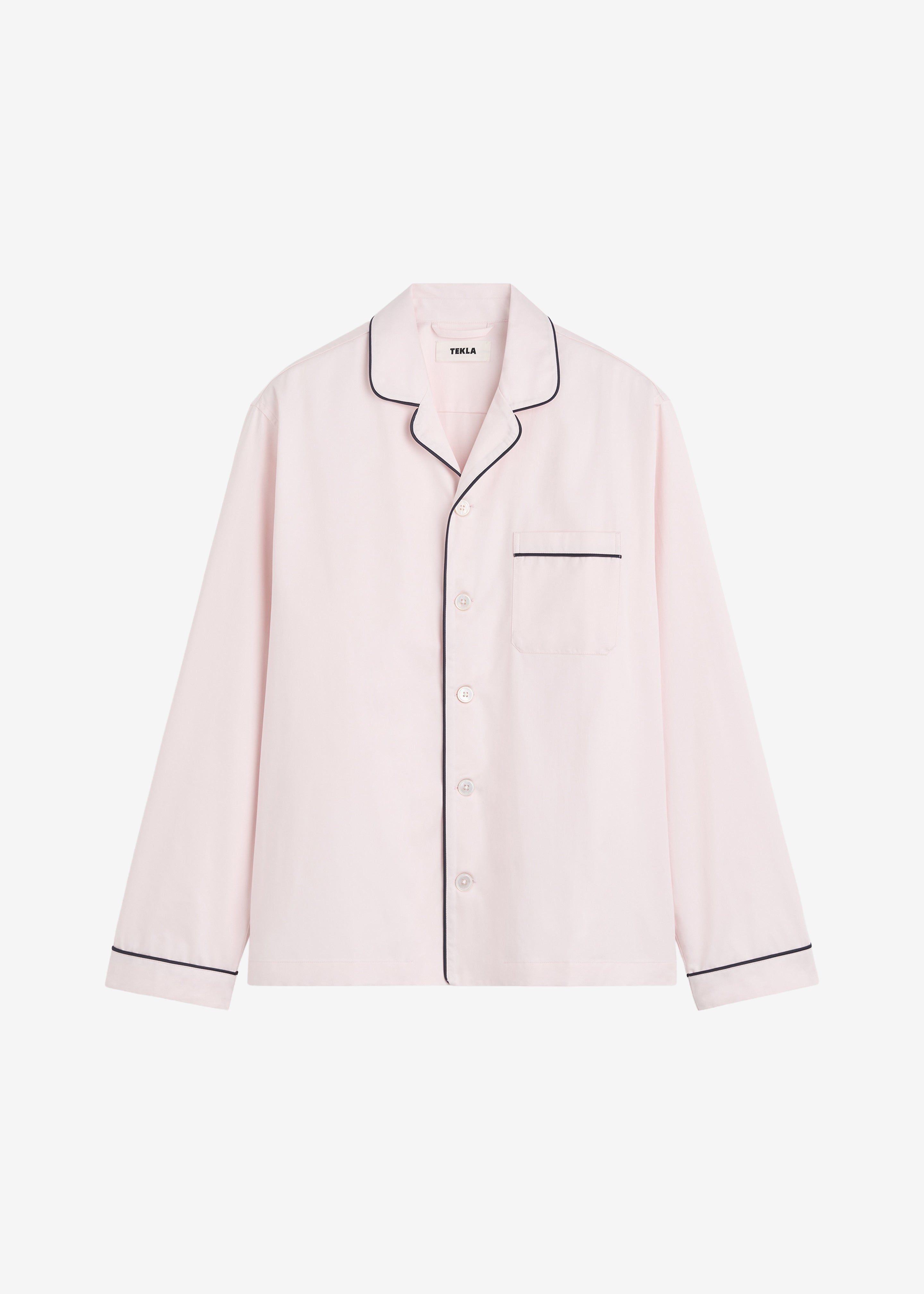 Tekla Sateen Pyjama Shirt - Porter - 13