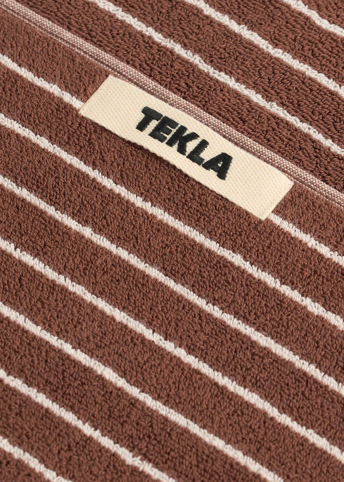 Tekla Towel - Rust Stripes - 4