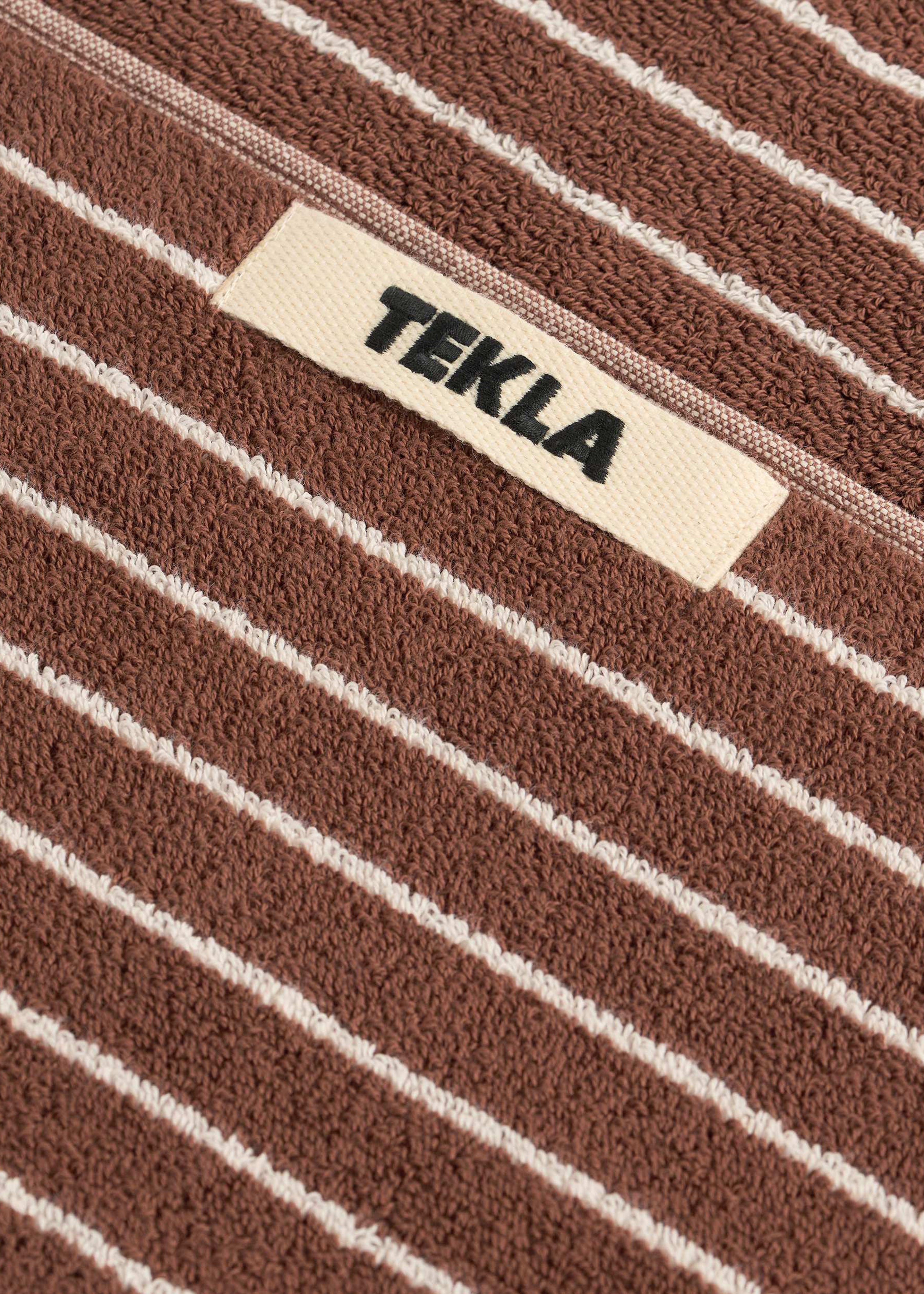 Tekla Towel - Rust Stripes - 4