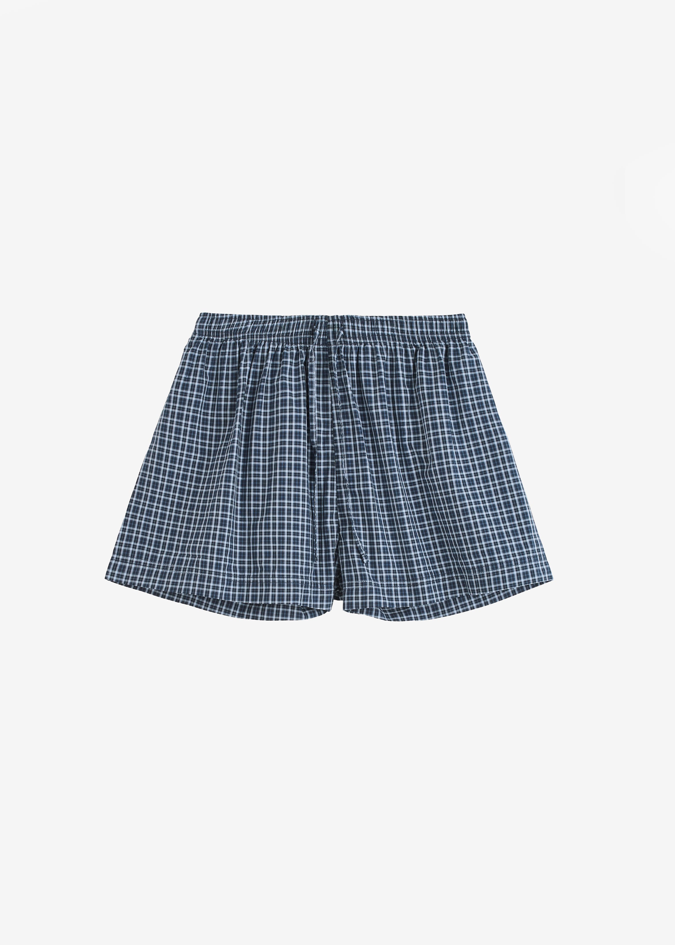 Tekla Fine Twill Shorts - Lanegan Checks - 6