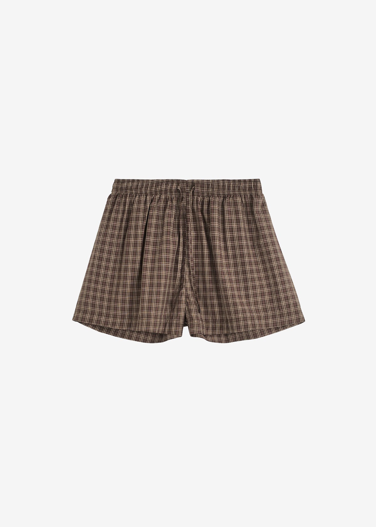 Tekla Fine Twill Shorts - Serra Checks - 6