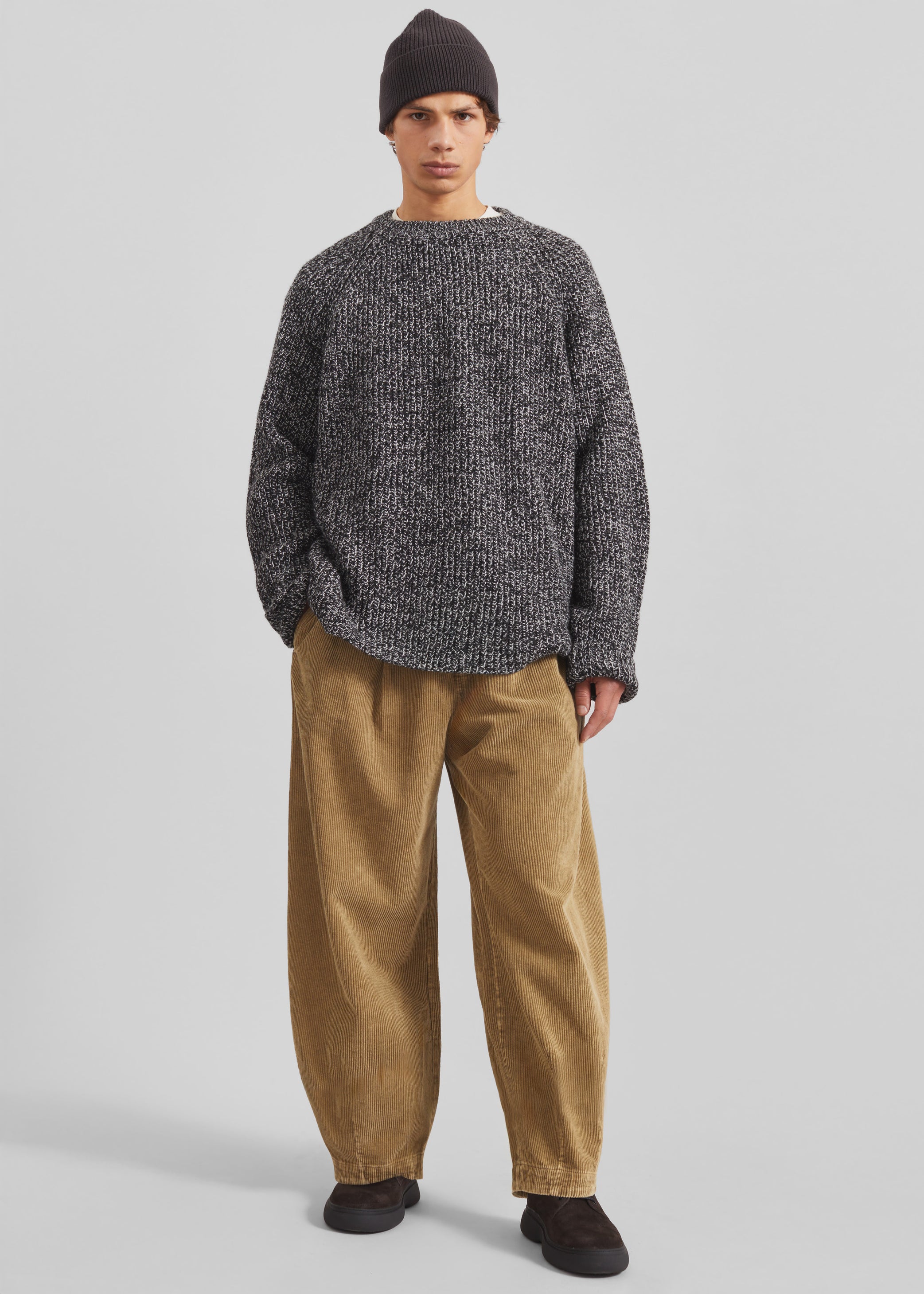 Shop the look image for Telfer Corduroy Balloon Pants - Beige