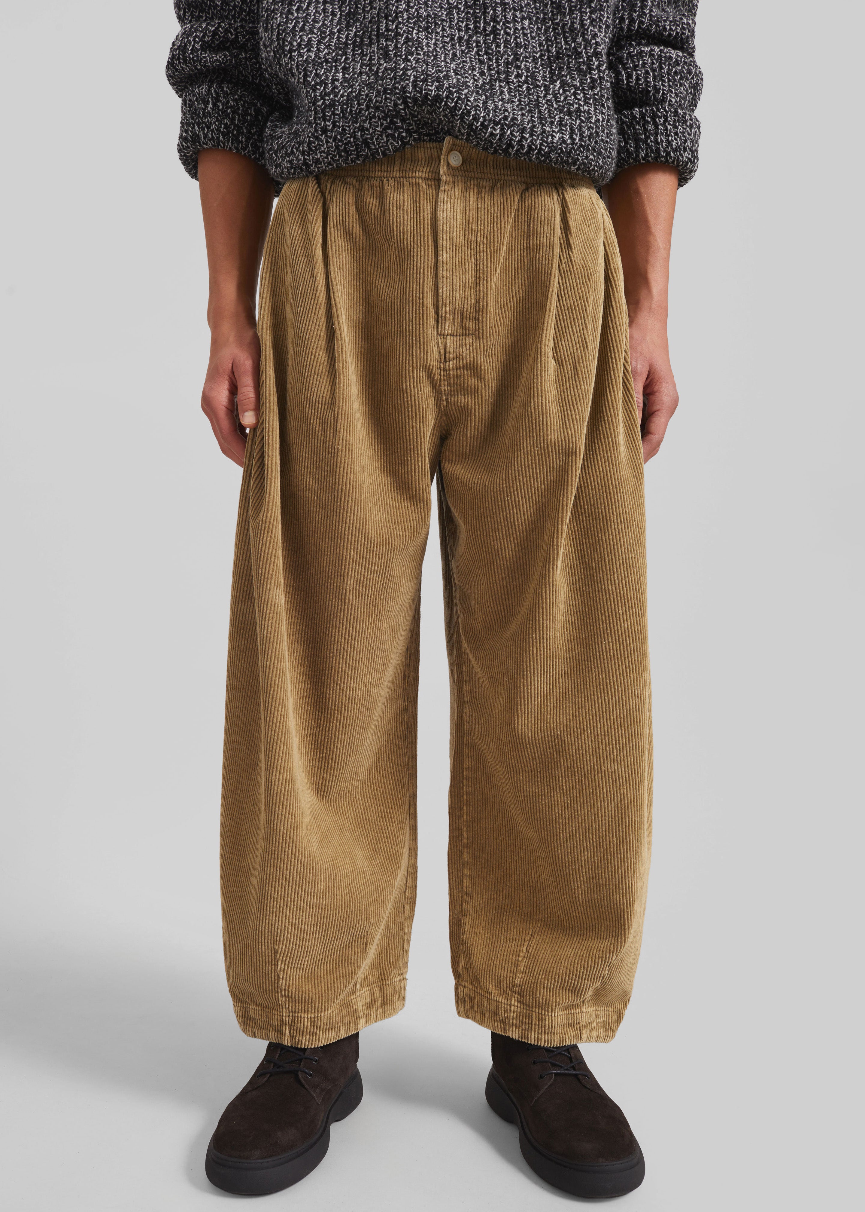 Telfer Corduroy Balloon Pants - Beige – The Frankie Shop