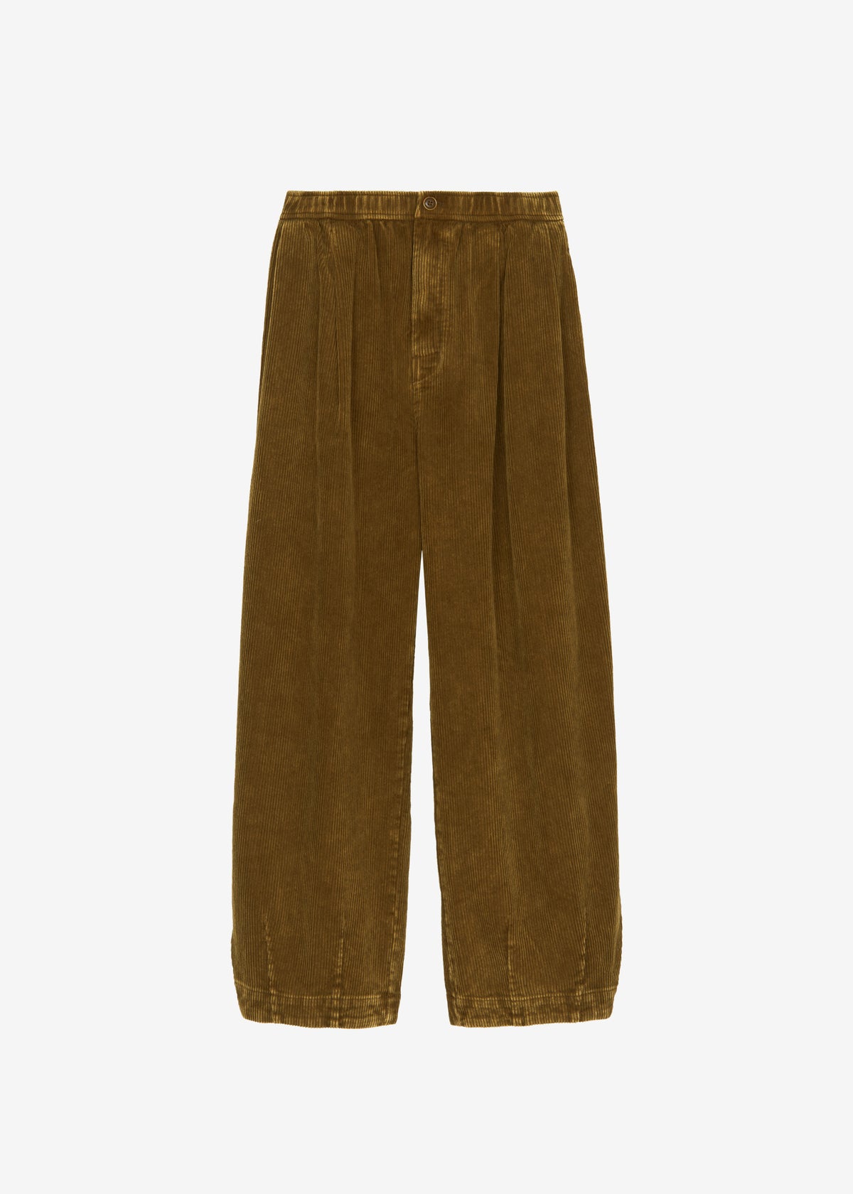 Telfer Corduroy Balloon Pants - Dark Olive - 7