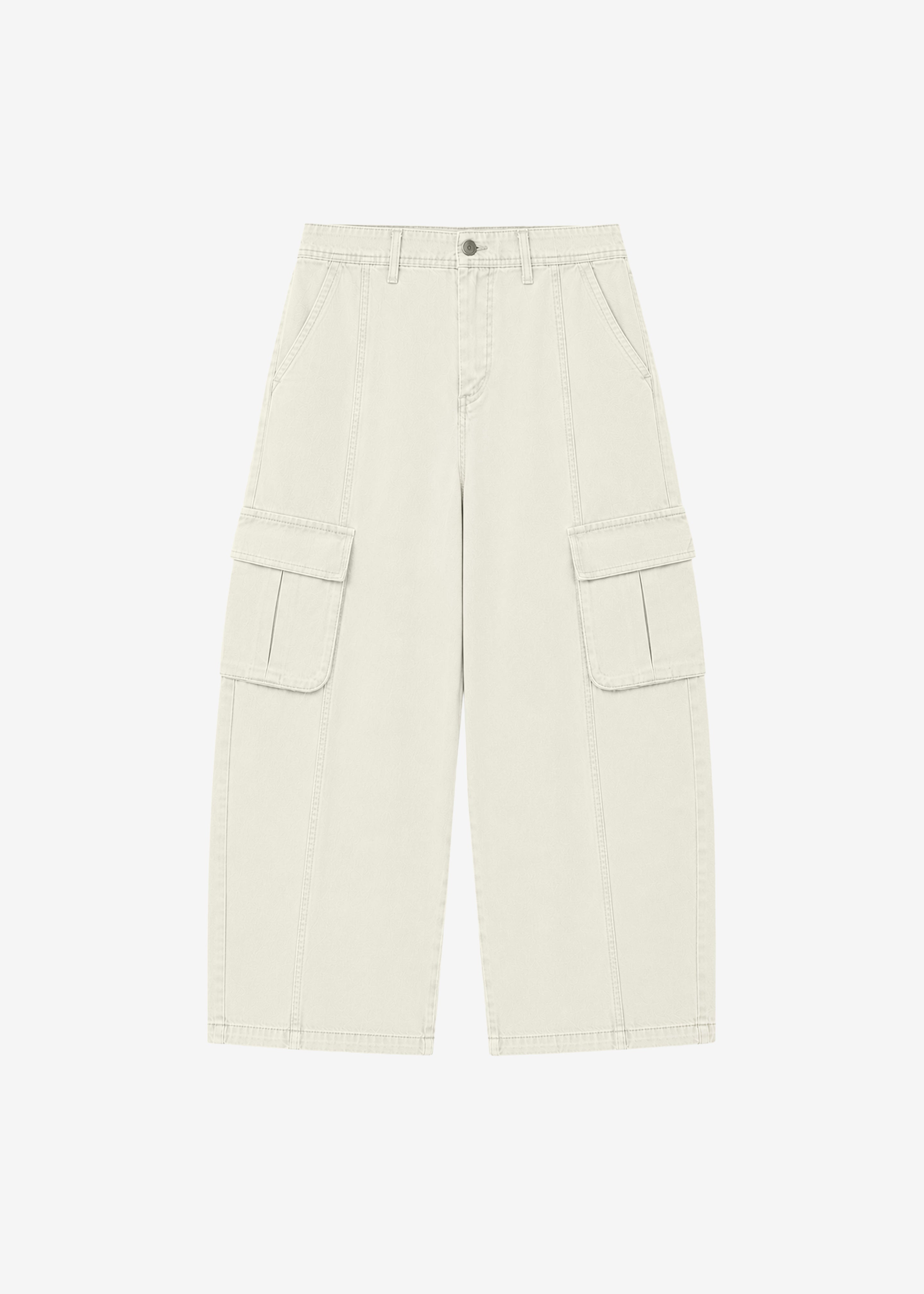 Terence Curved Cargo Pants - Light Beige – The Frankie Shop