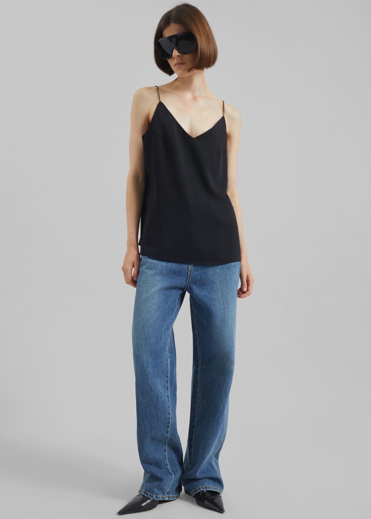 Tessia Boxy Top - Black - 5