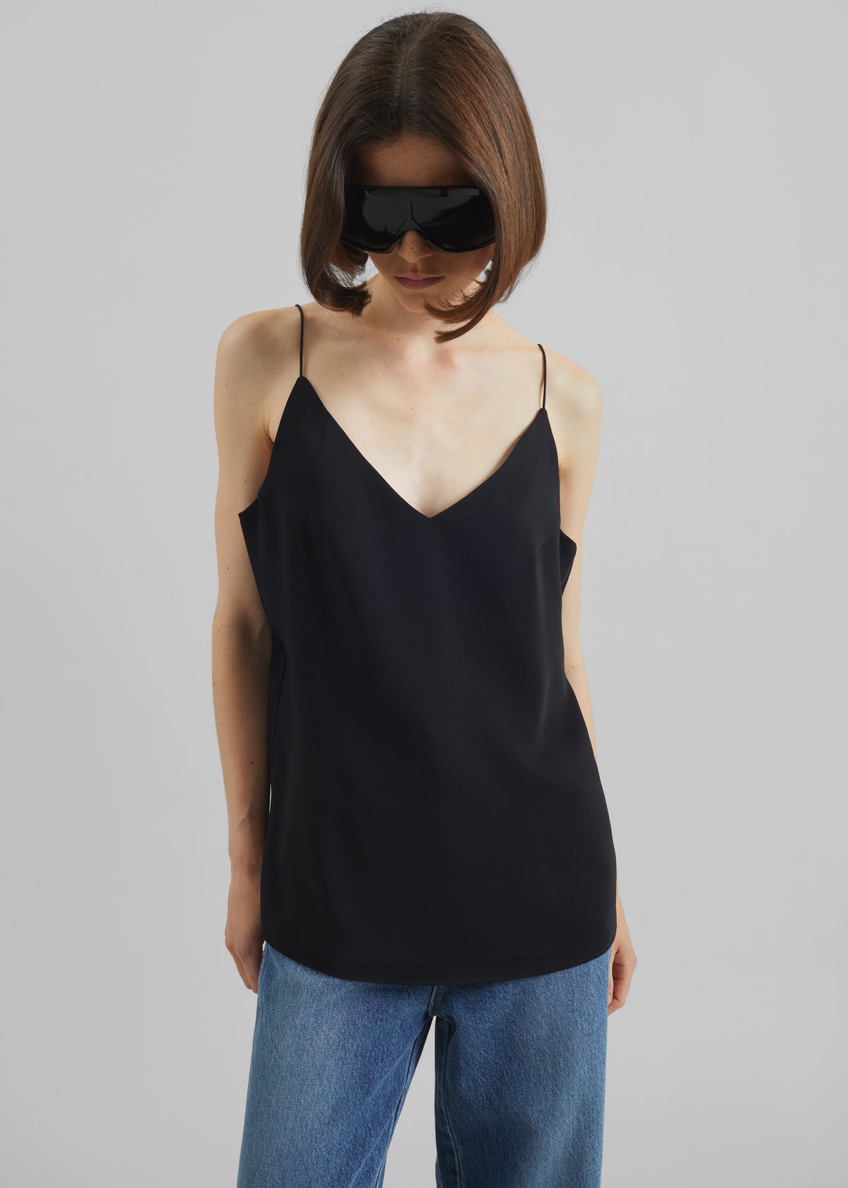 Tessia Boxy Top - Black - 1