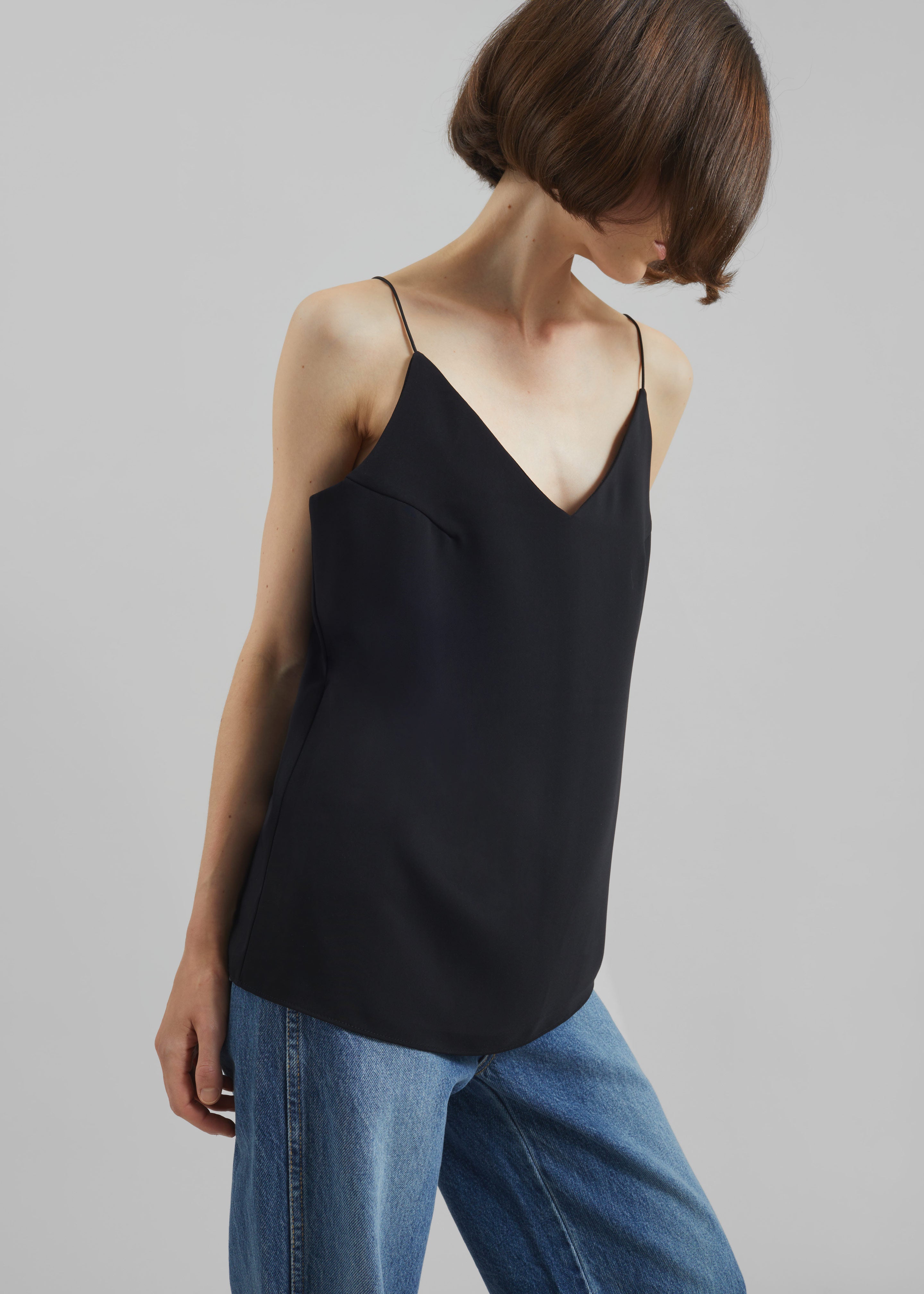 Tessia Boxy Top - Black - 2
