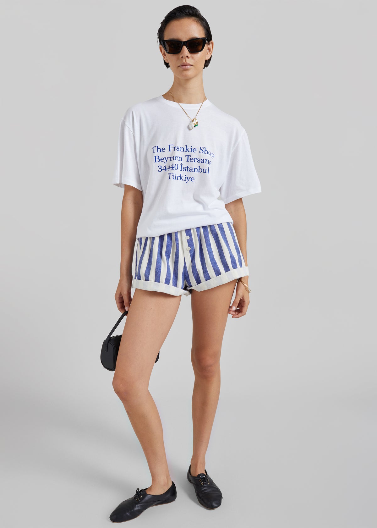 Tfs Beymen T-Shirt - White/Blue - 3