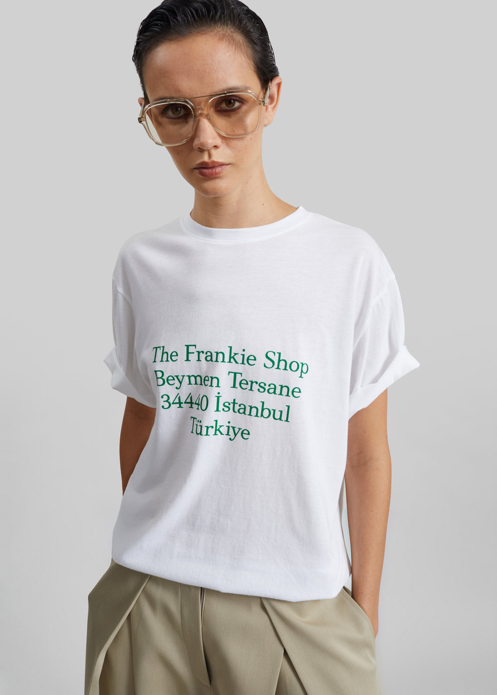 Tfs Beymen T-Shirt - White/Green - 1