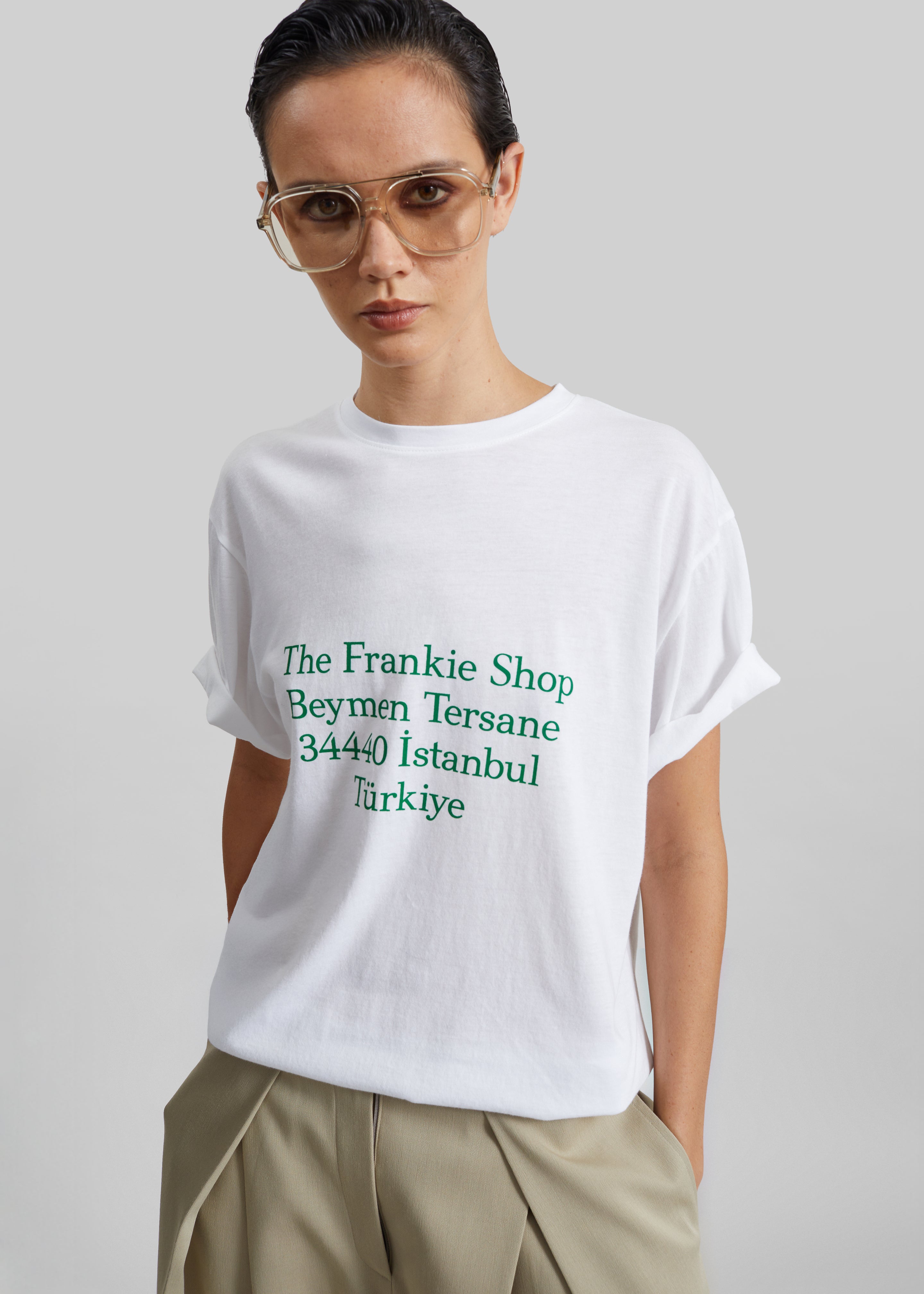 Tfs Beymen T-Shirt - White/Green - 2