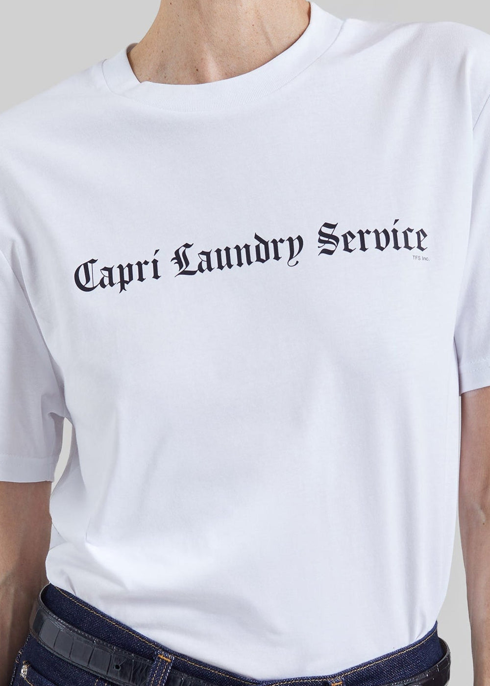 TFS Capri Laundry Service T-Shirt - White/Black - 1