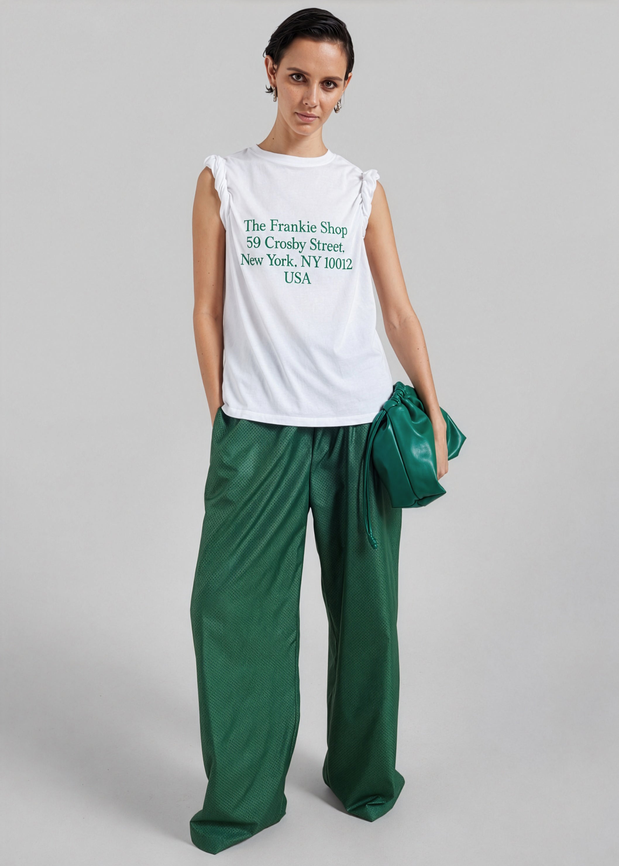 TFS Crosby T-Shirt - White/Green - 4