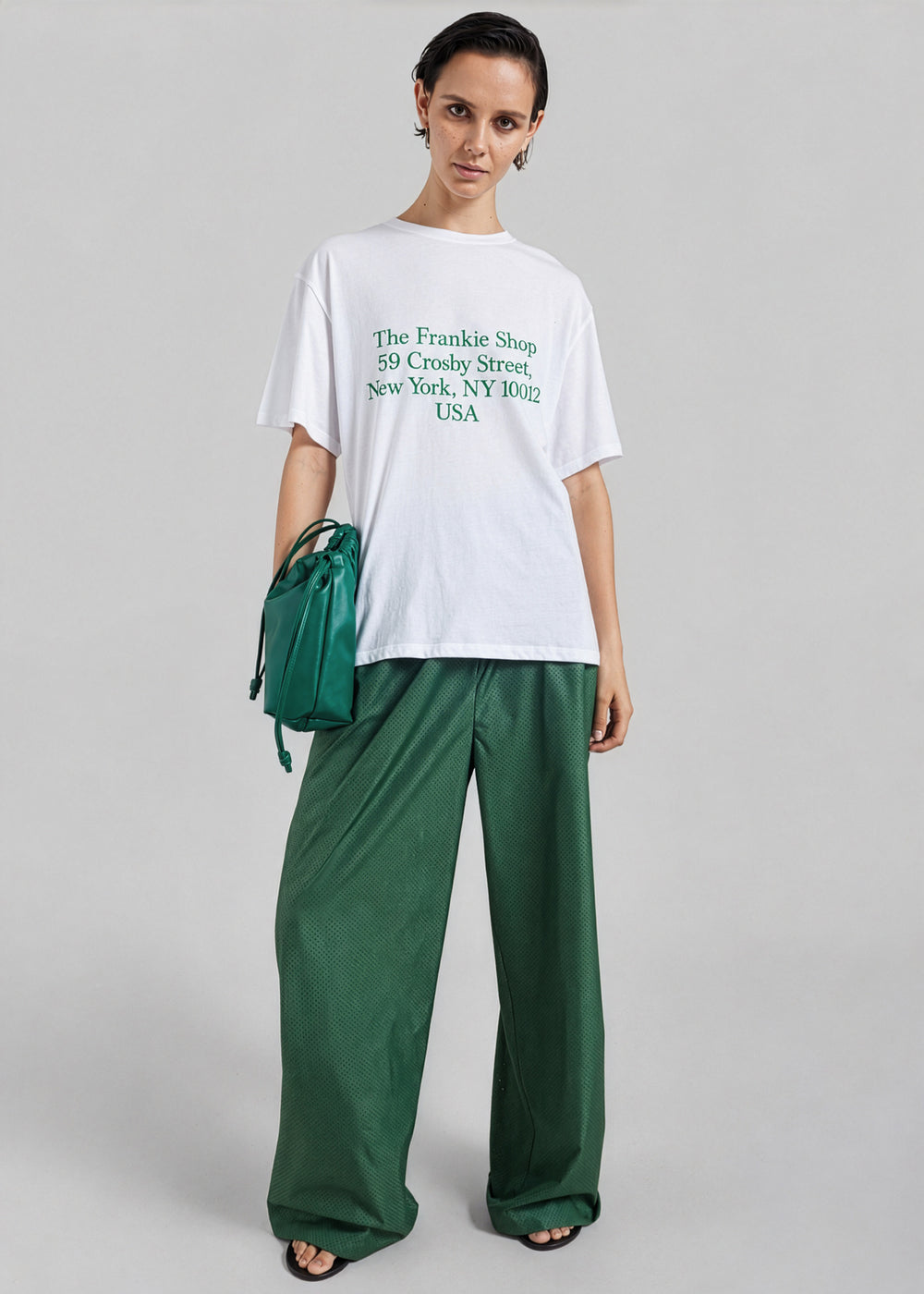 TFS Crosby T-Shirt - White/Green - 1