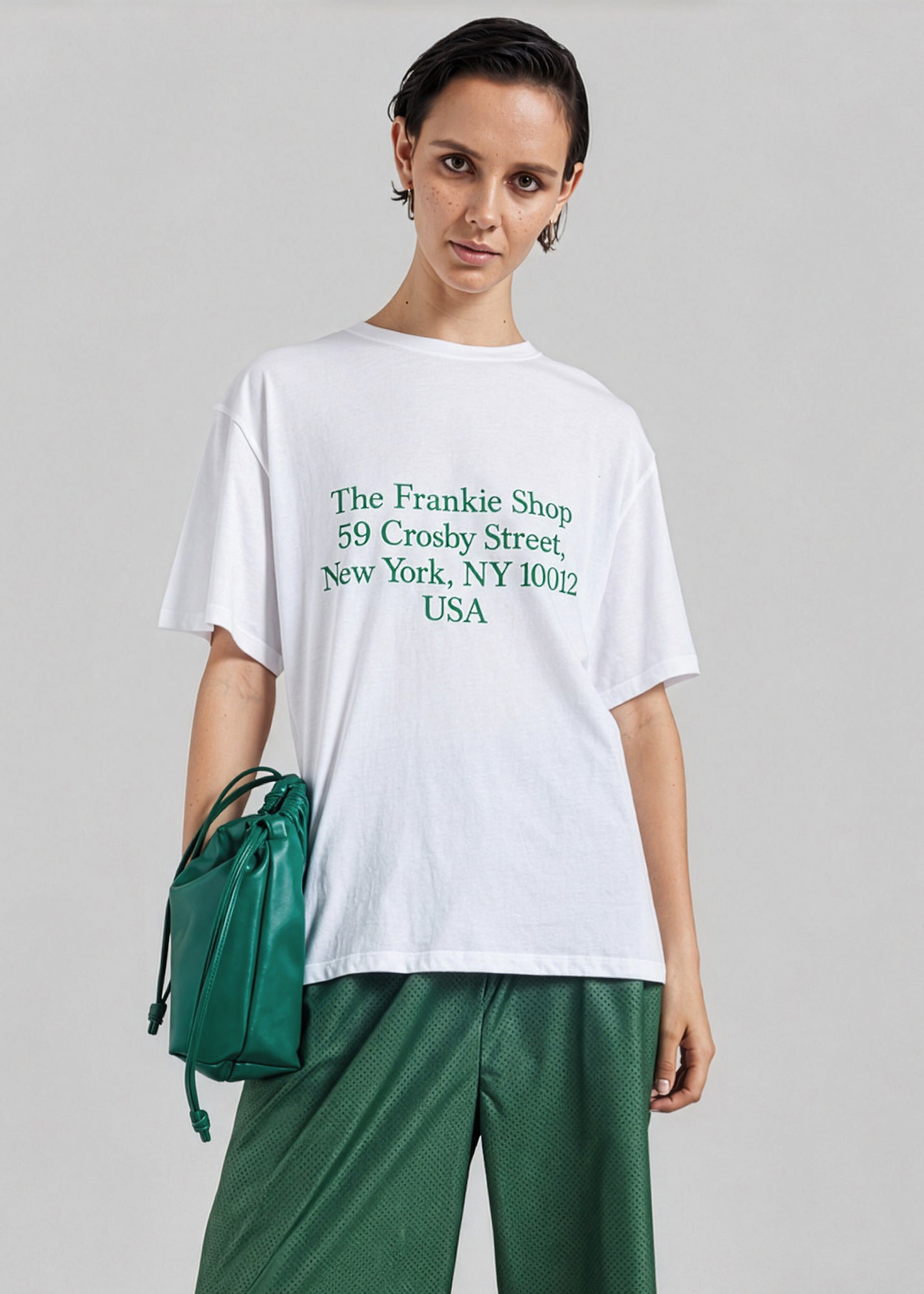 TFS Crosby T-Shirt - White/Green - 1