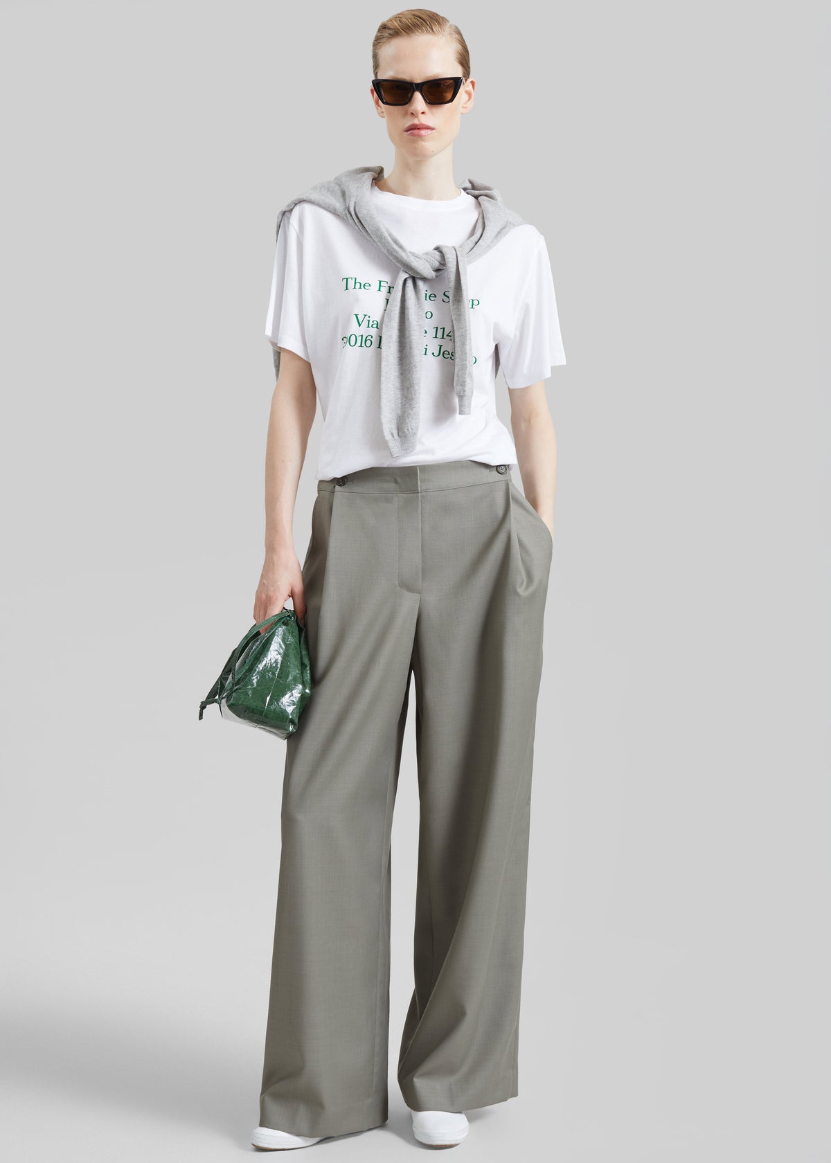 Tfs Eraldo T-Shirt - White/Green - 4