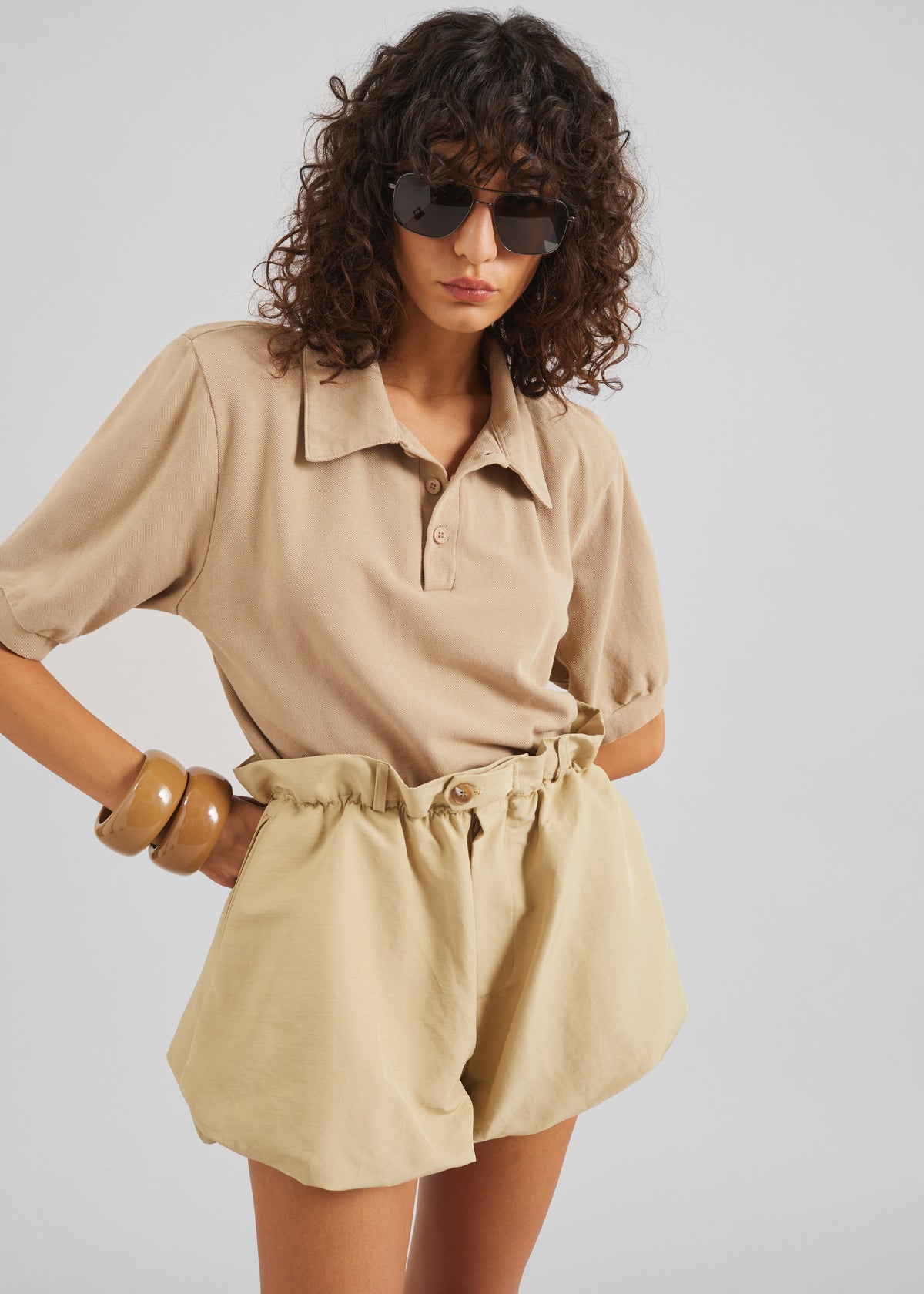 TFS Glossy Bangle - Camel - 13