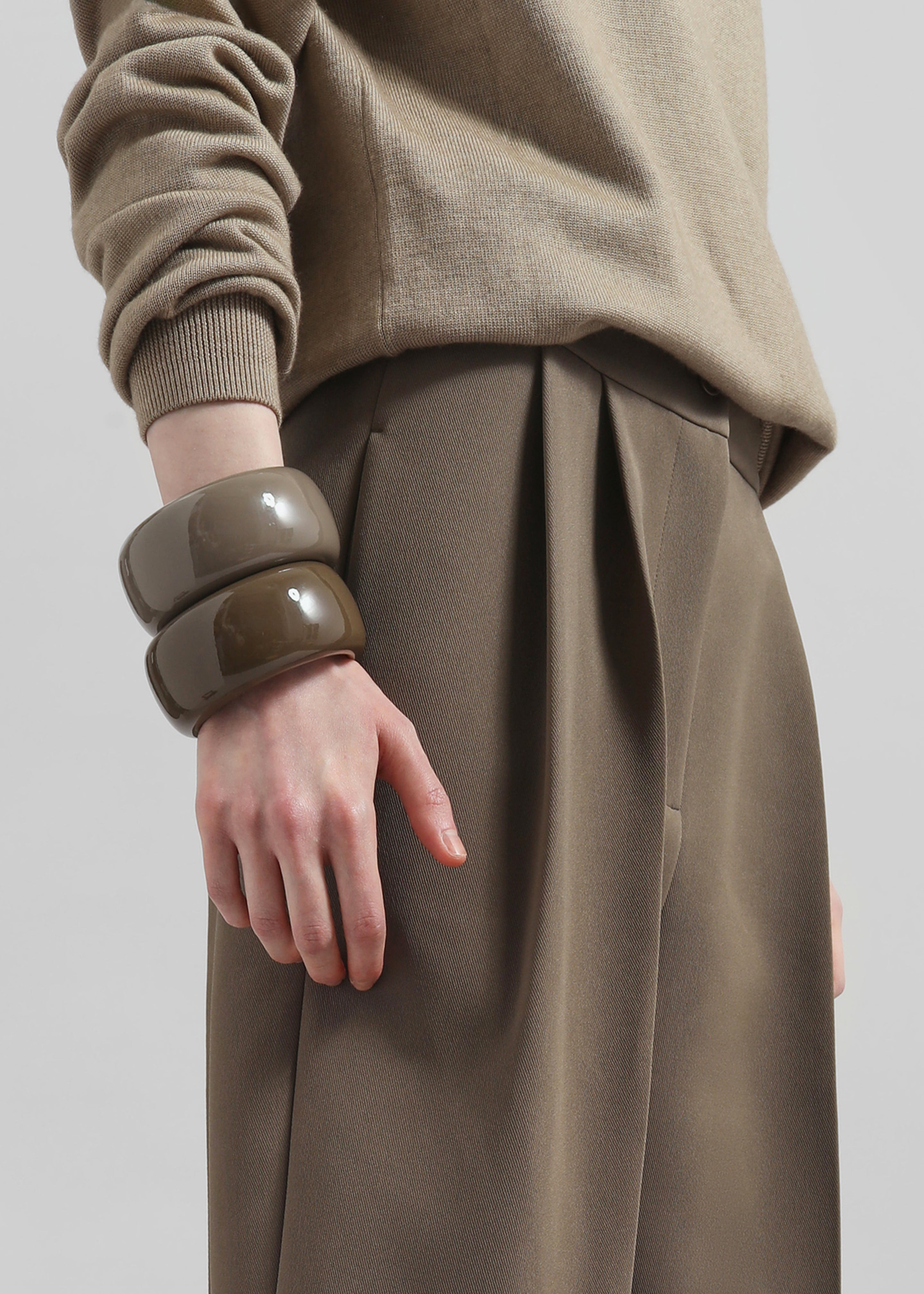 TFS Glossy Bangle - Mocha - 4