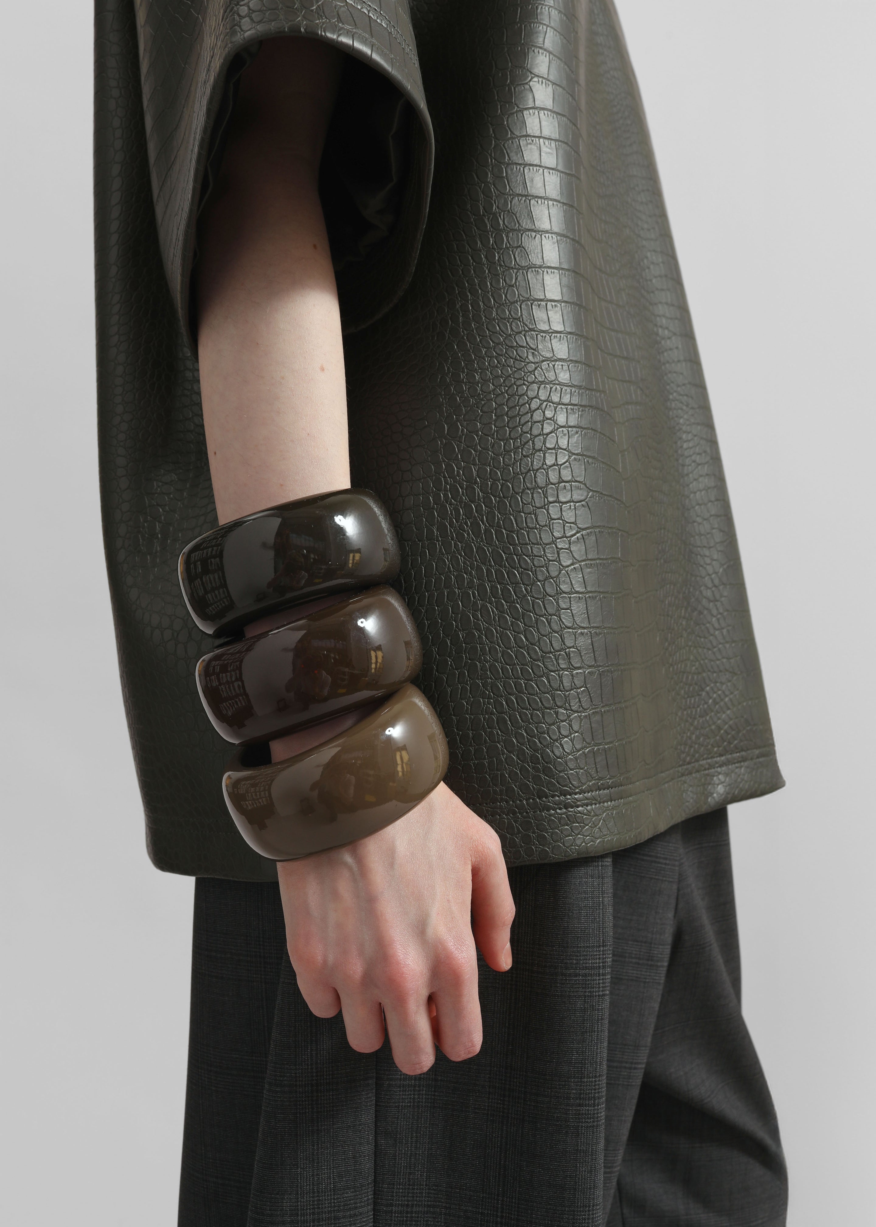 TFS Glossy Bangle - Mocha - 2