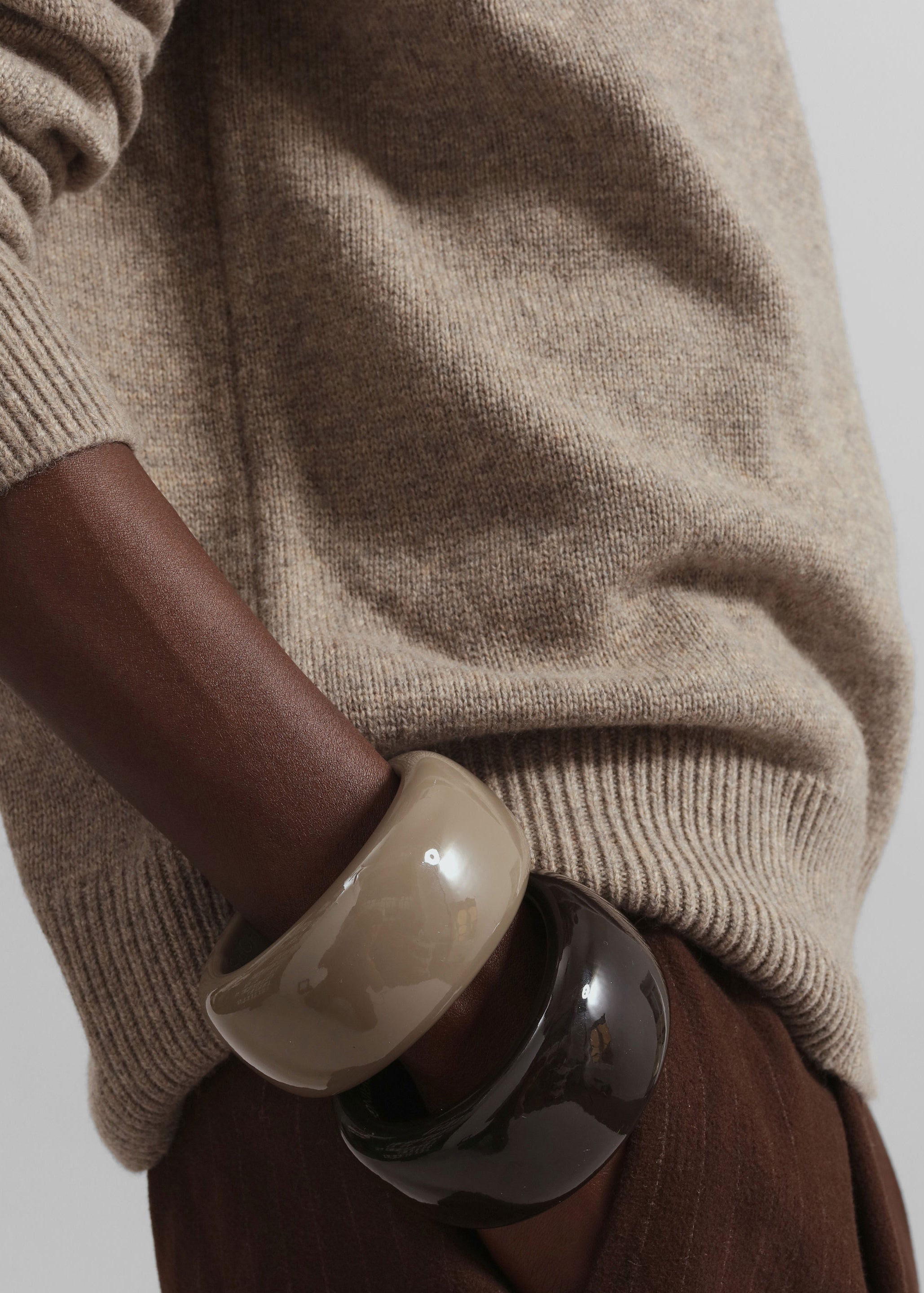 TFS Glossy Bangle - Taupe - 3