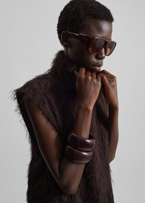 TFS Matte Bangle - Burgundy