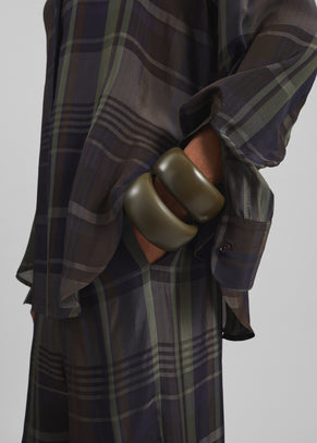 TFS Matte Bangle - Moss Green