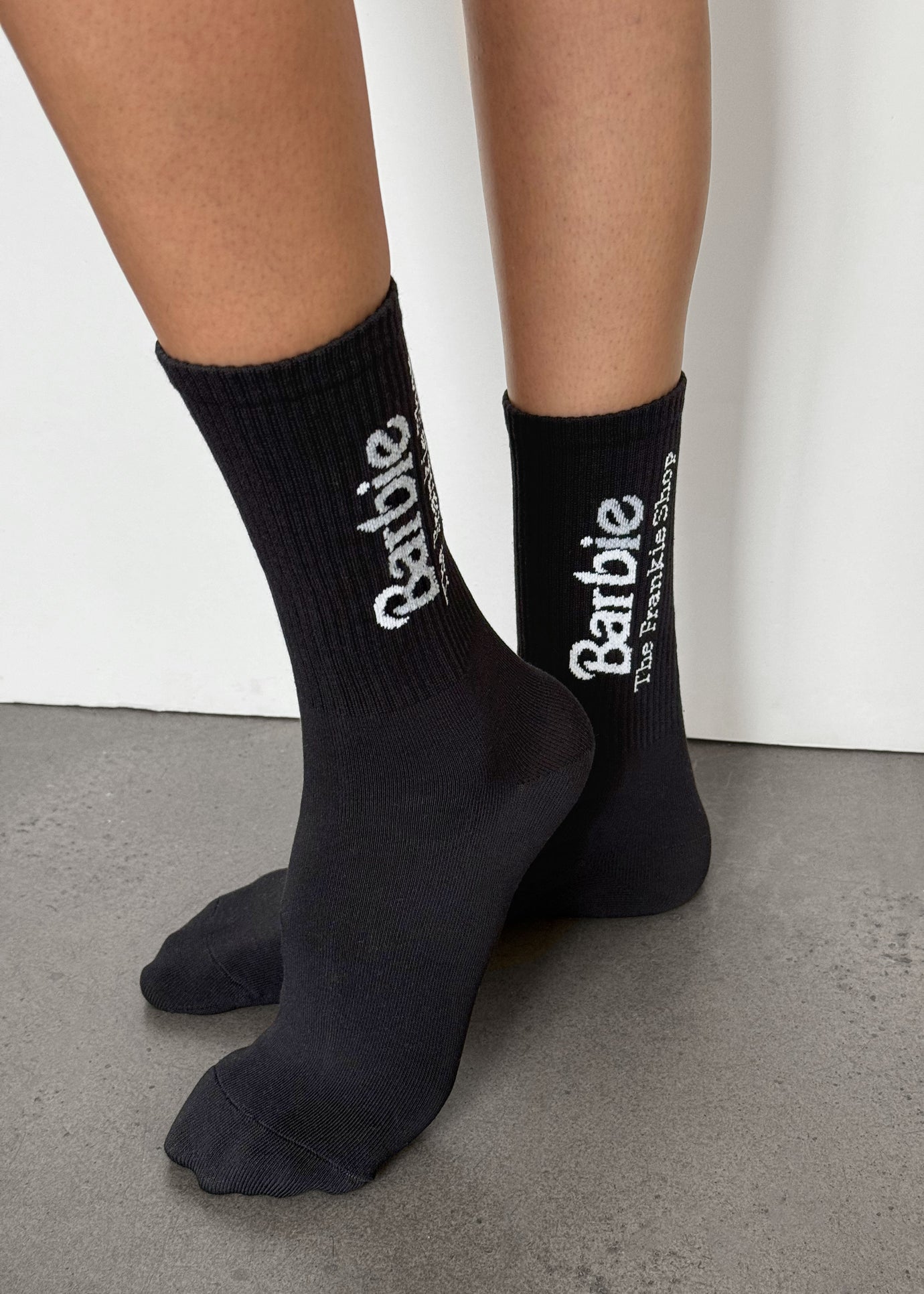 TFS Ribbed Socks x Barbie™ - Black - 1